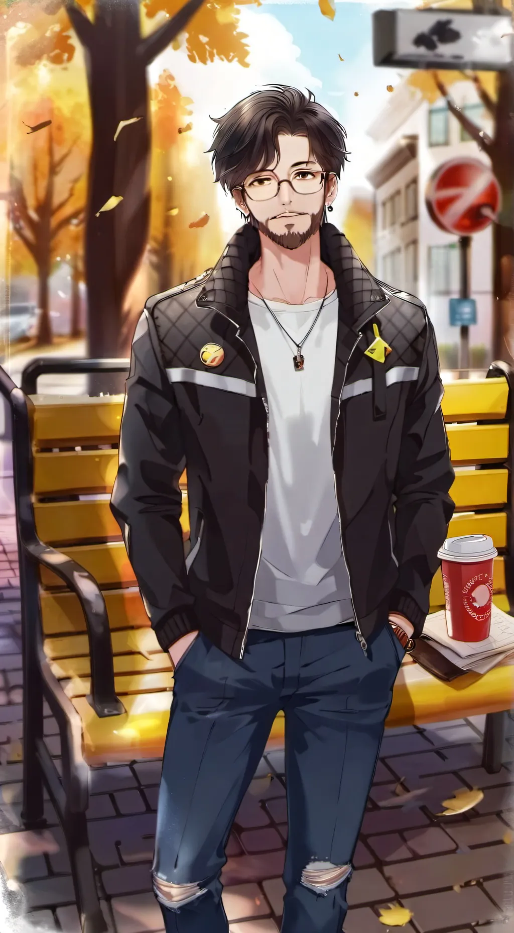ai character: The nicest man background