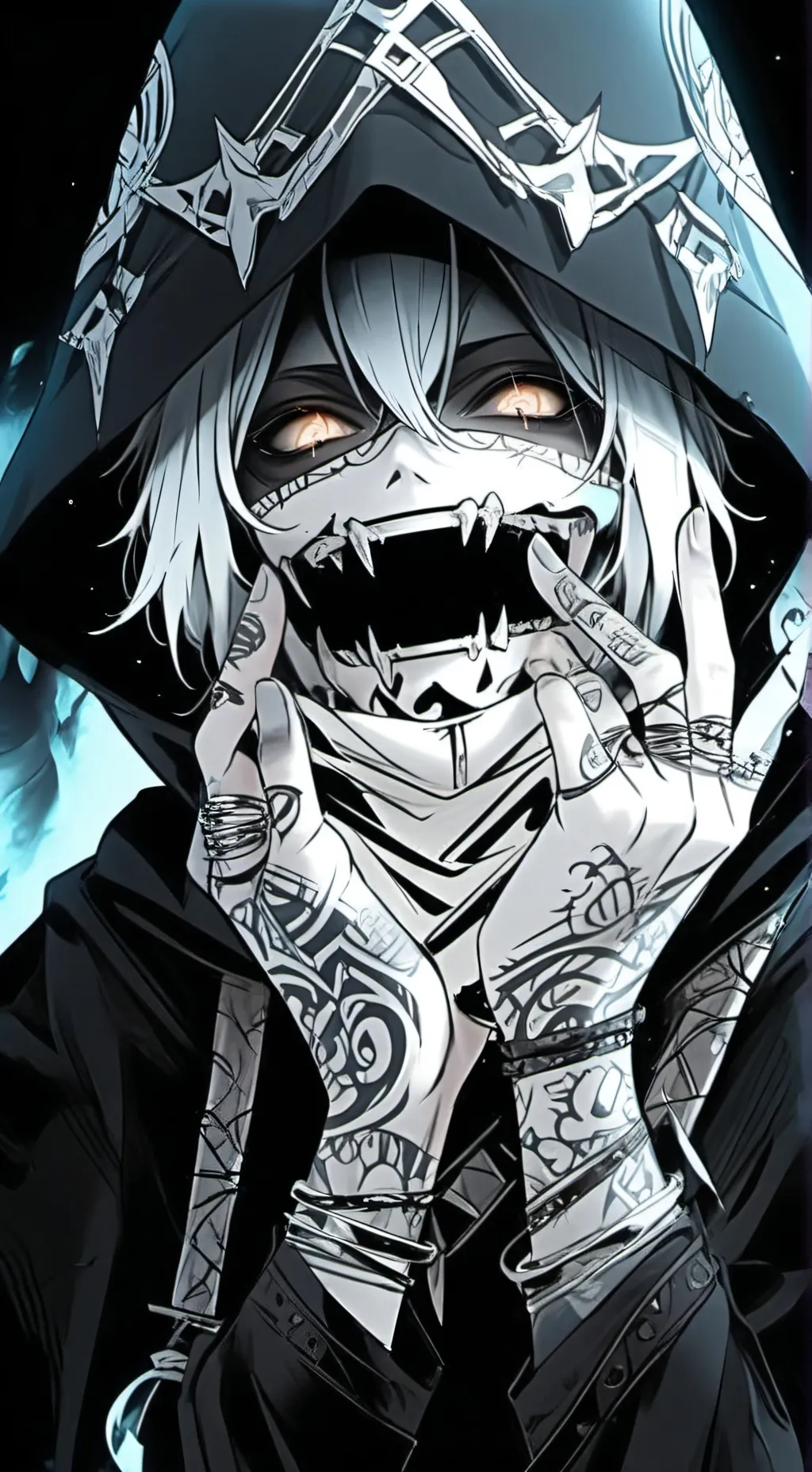 ai character: Bakubaku background