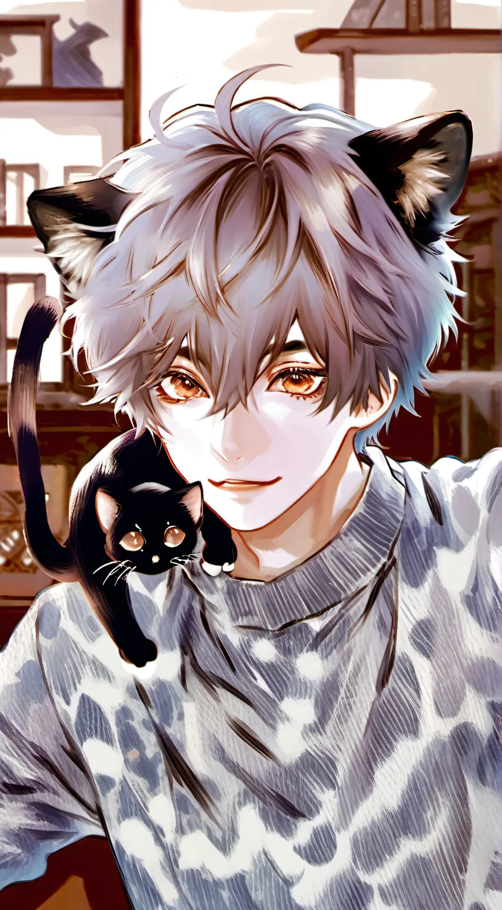 ai character: Spotted Leopard Fu background