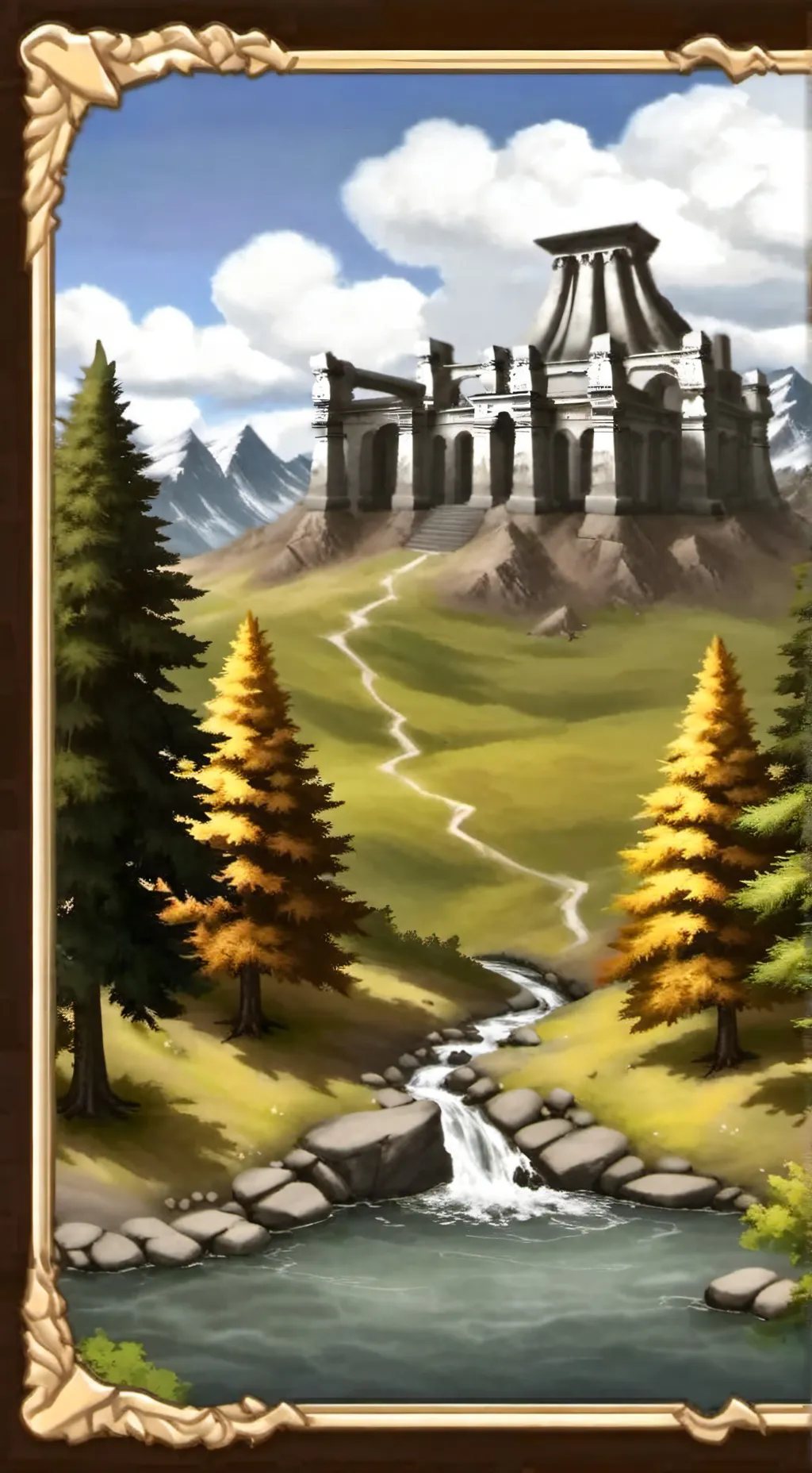 ai character: immortal Drama background