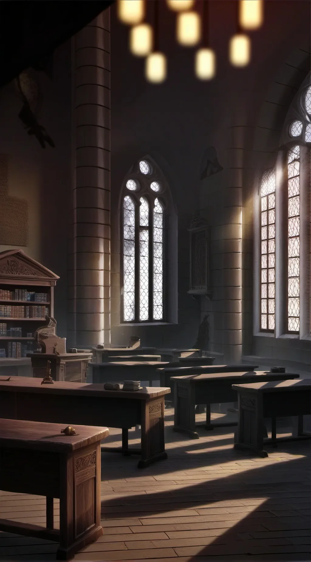 ai character: Escuela en Japón background