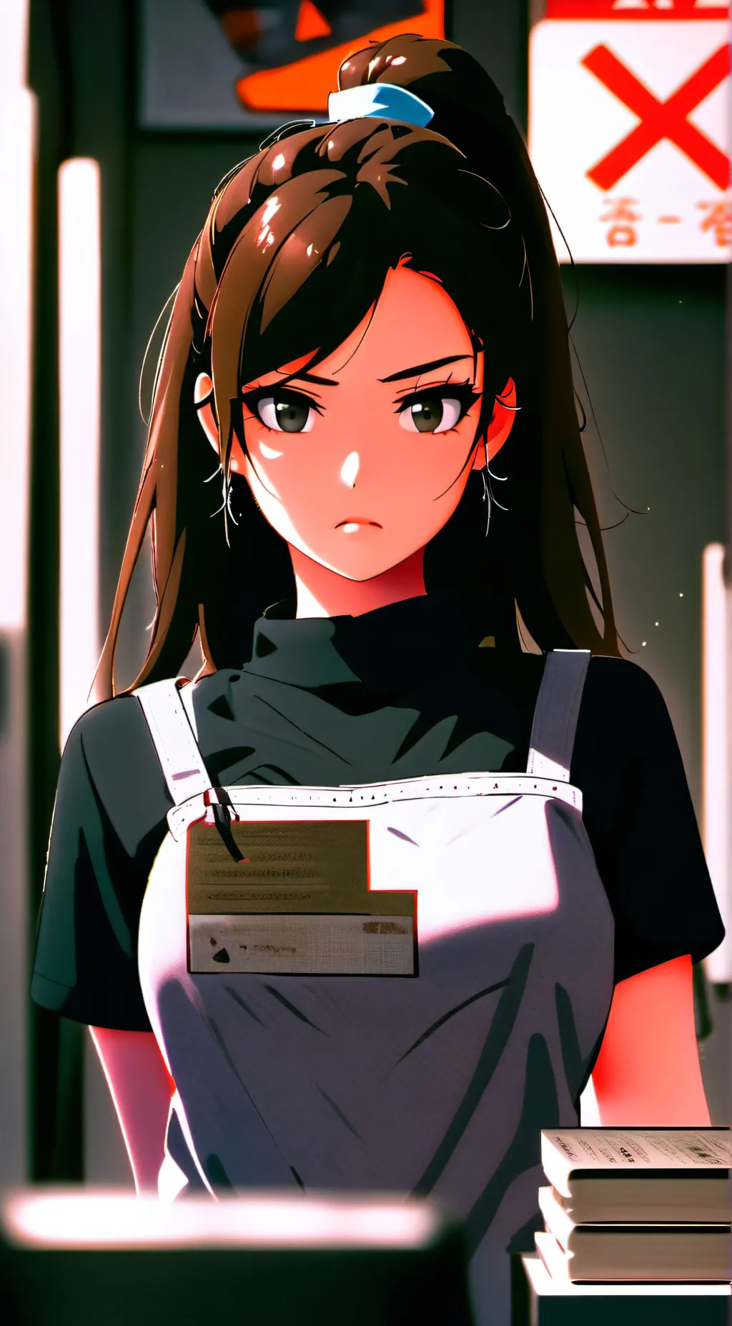 ai character: Penny Pincher Paige background