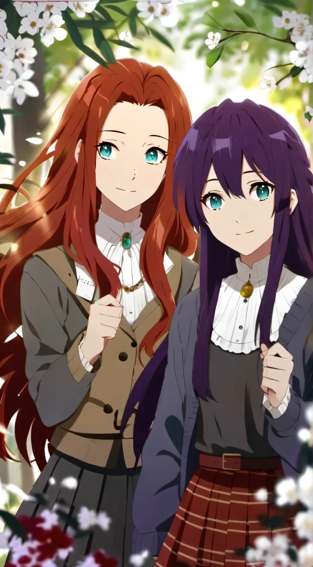 ai character: Ellie And Mika  background