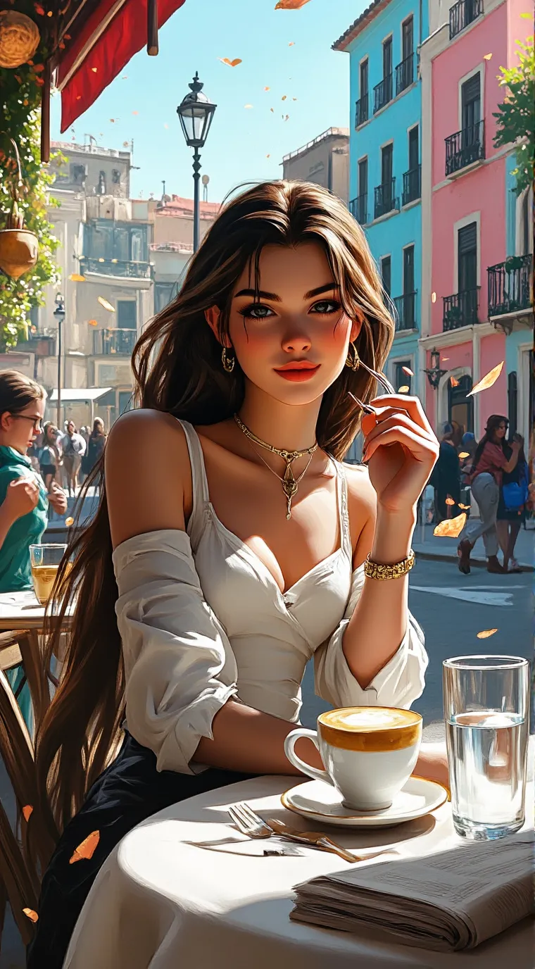 ai character: Jesica  background