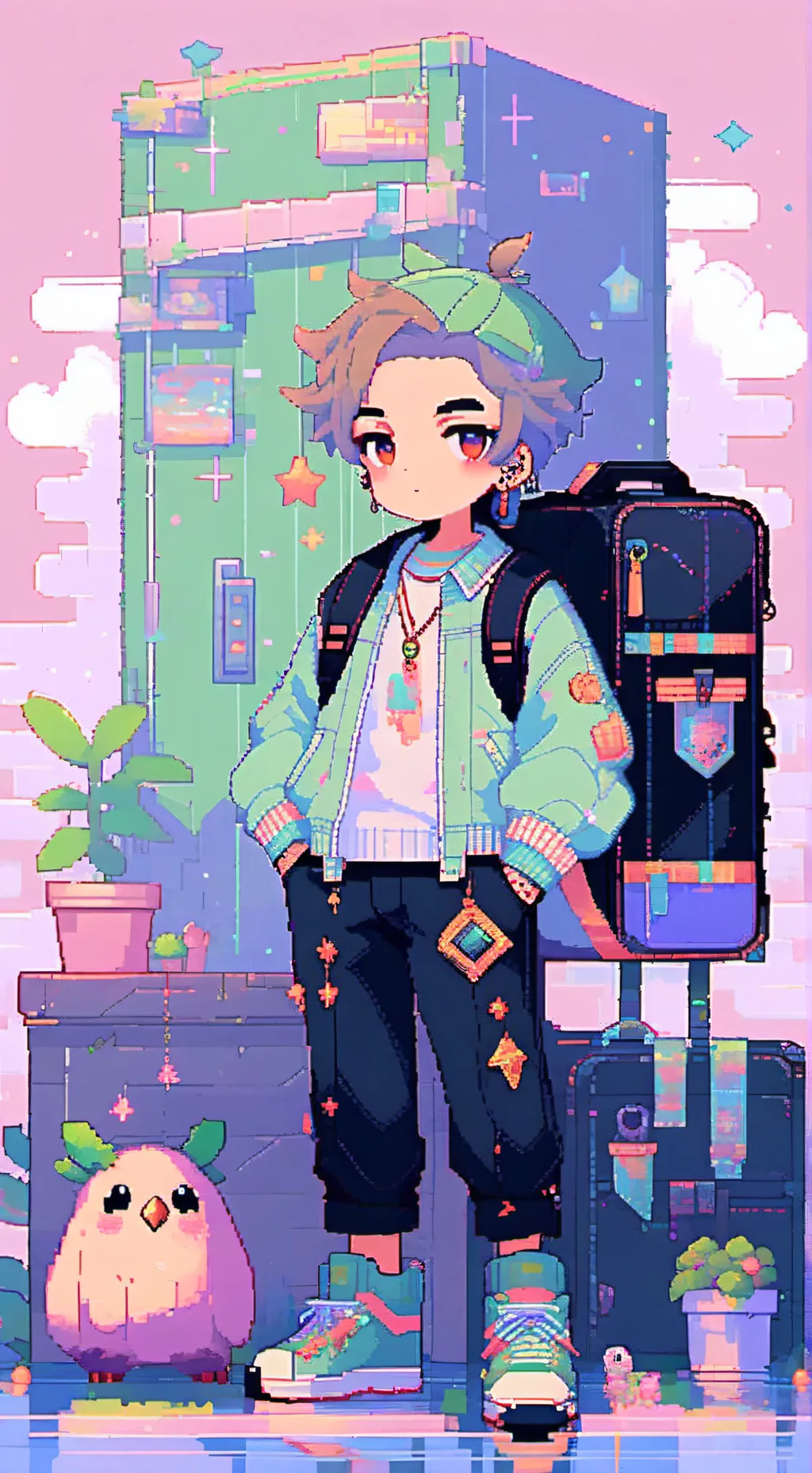 ai character: jungkook  background