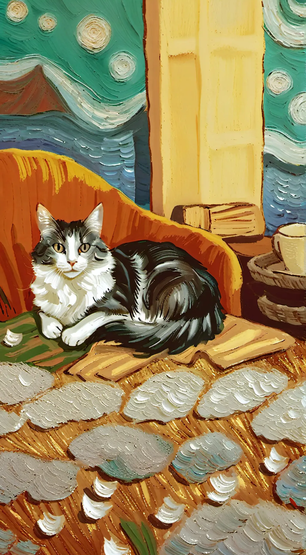 ai character: барсик background