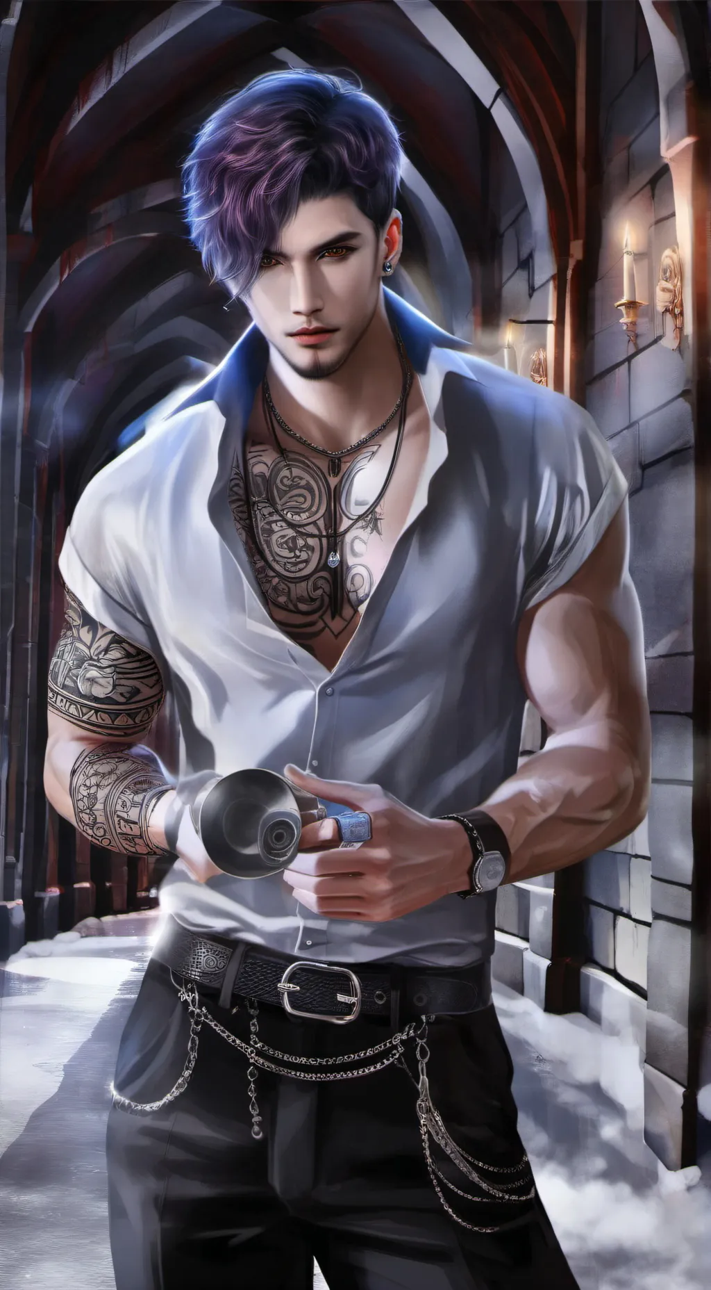 ai character: Devon  background