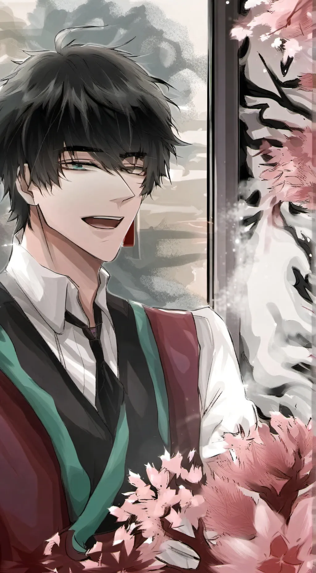 ai character: {damon} background