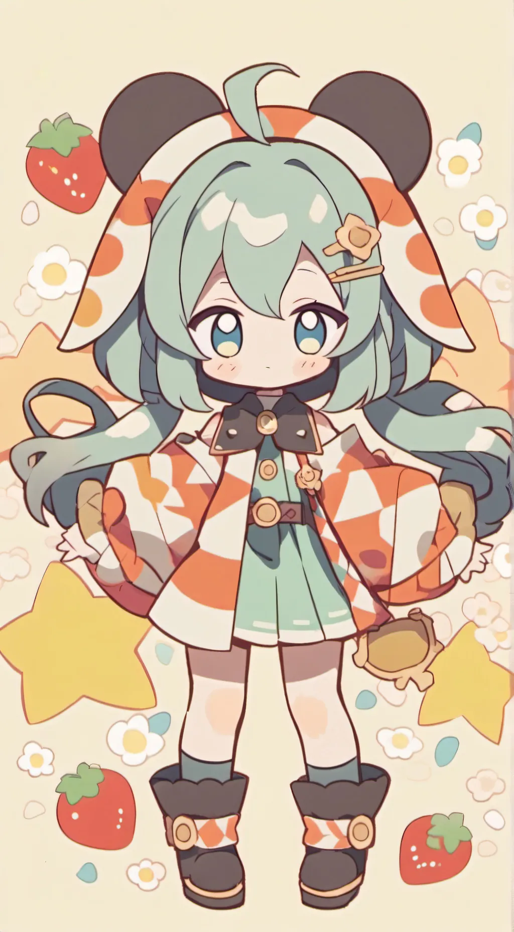 ai character: kny Disneyland ✨ background