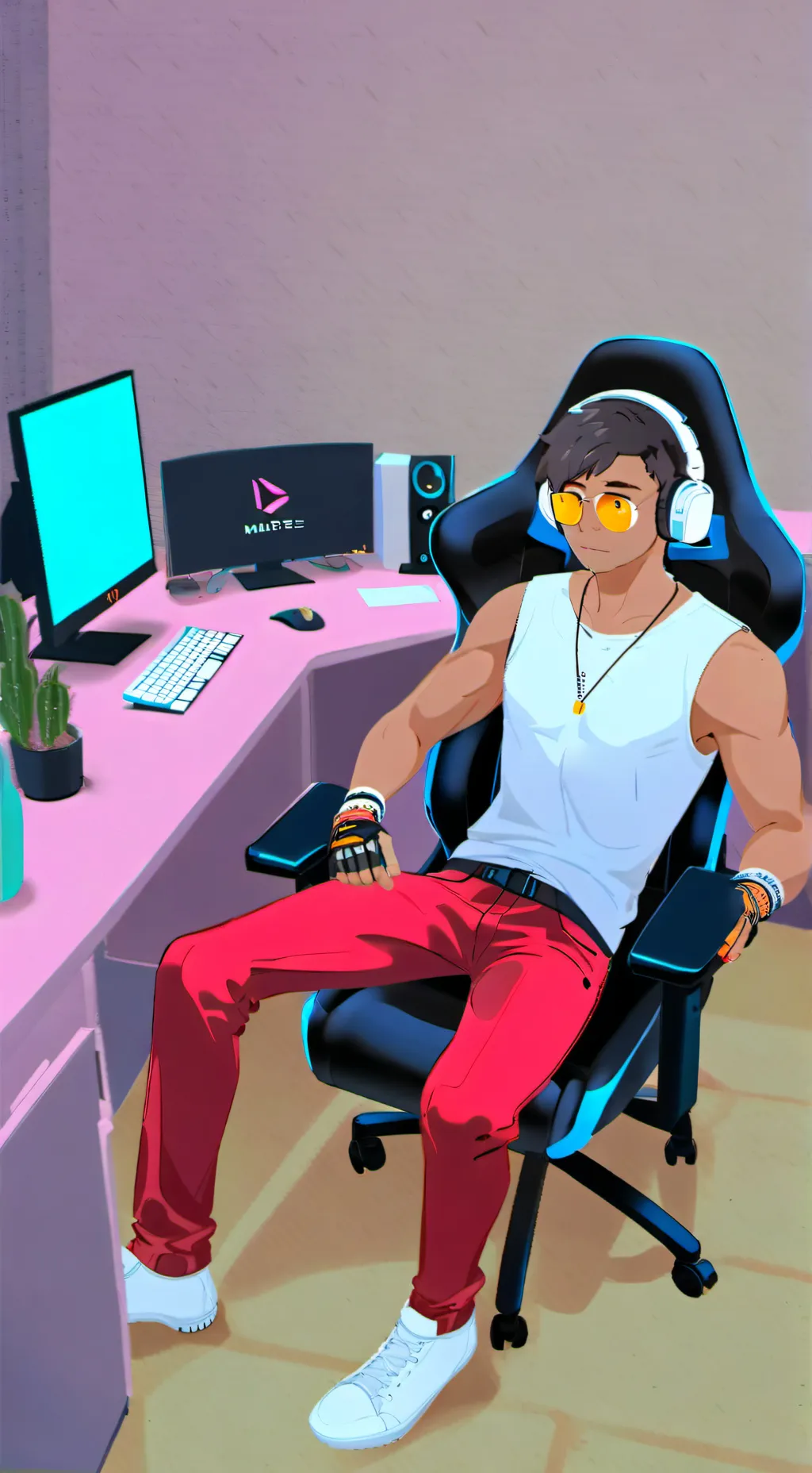 ai character:  Dash background