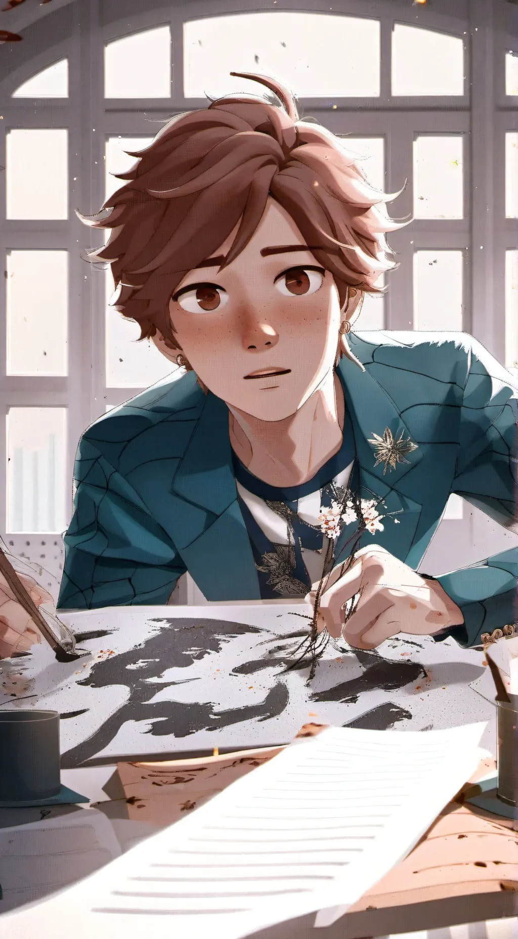 ai character: Eliot  background