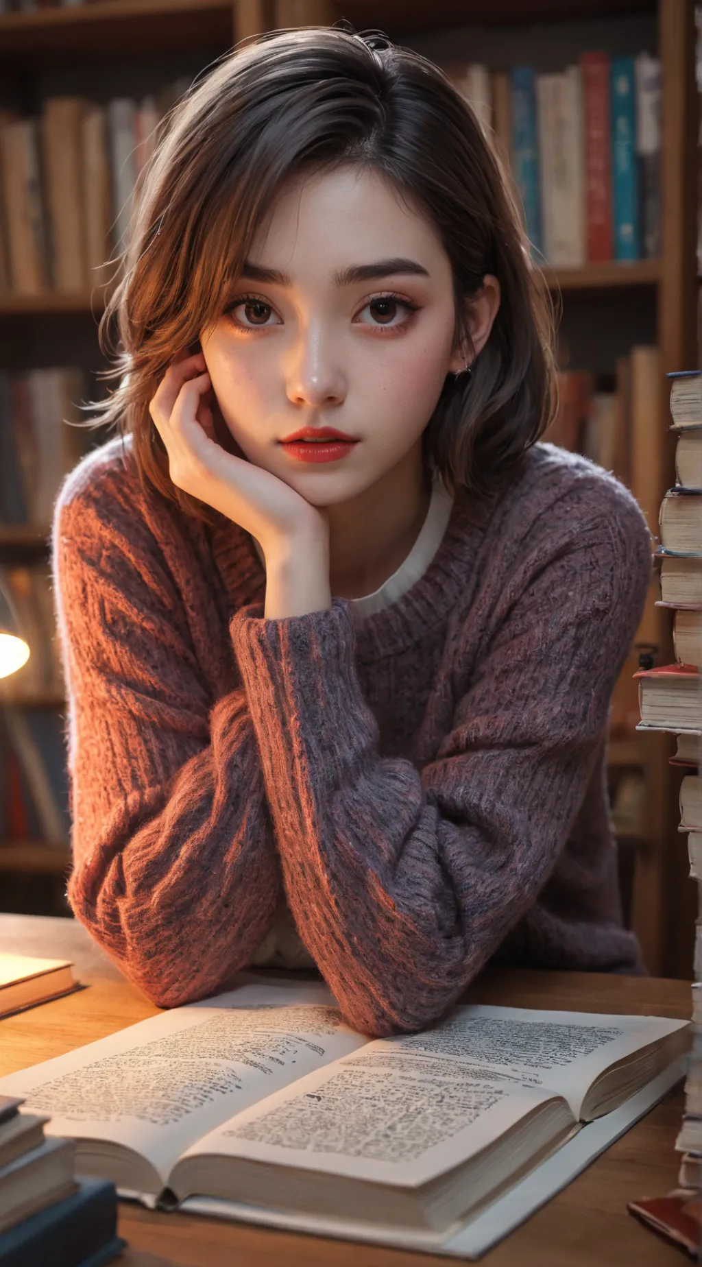 ai character: Recluse Desk Mate background