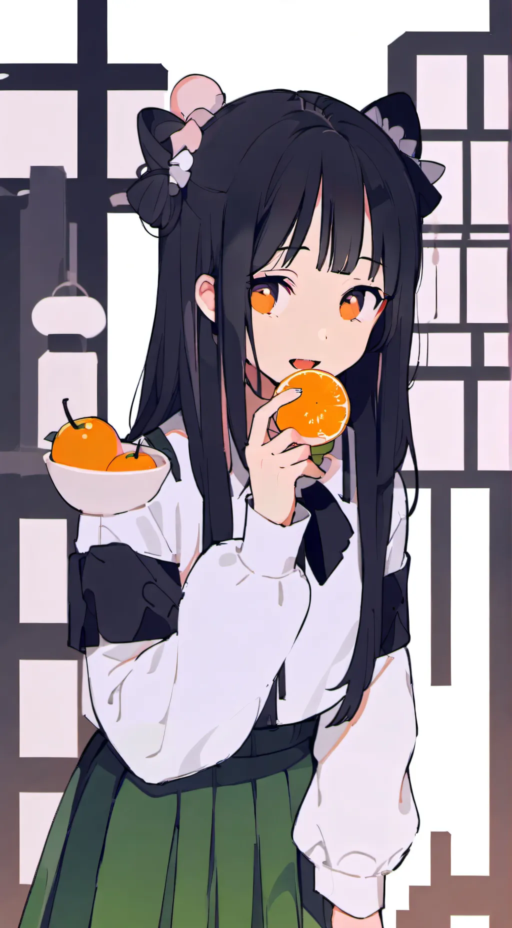 ai character: Demon slayer  background