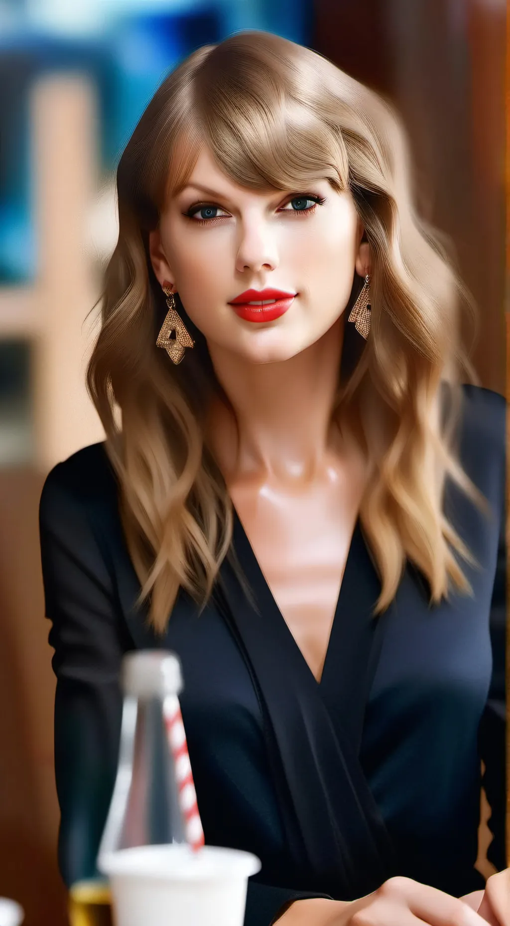 ai character: Travis kelcie  background