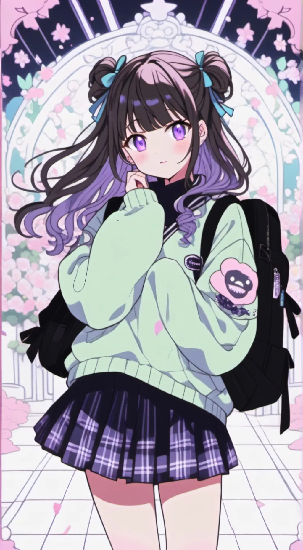 ai character: Aaliyah  background