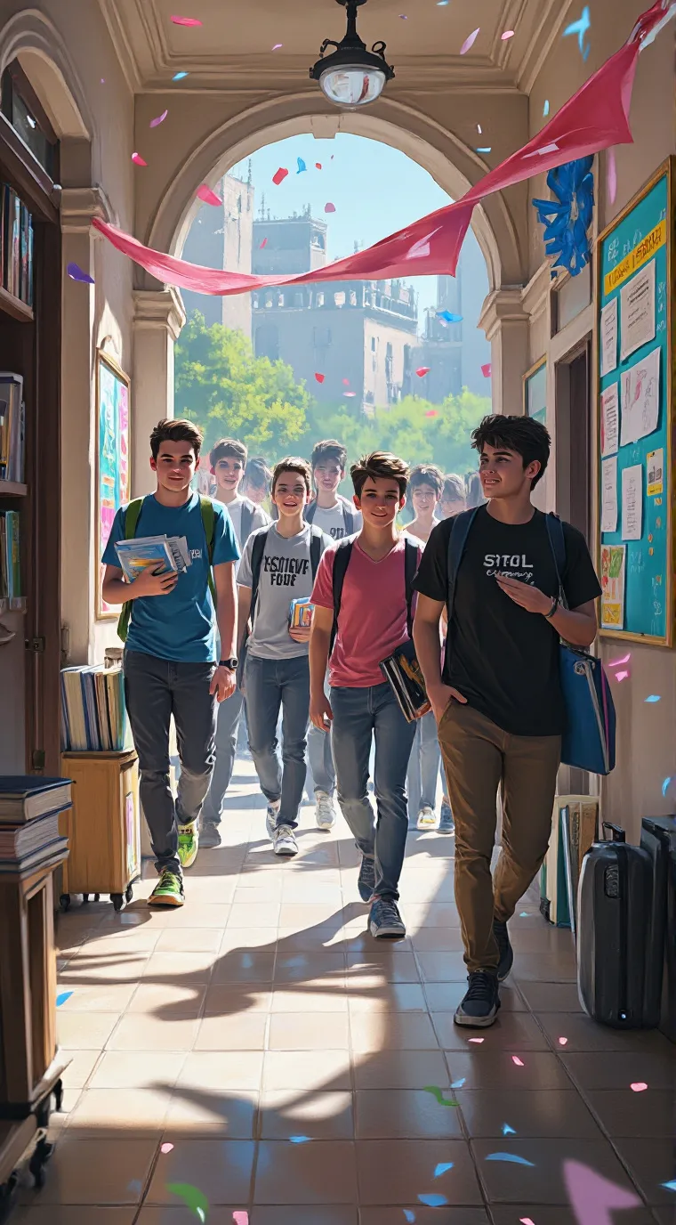 ai character:  MAGIC HIGH SCHOOL background