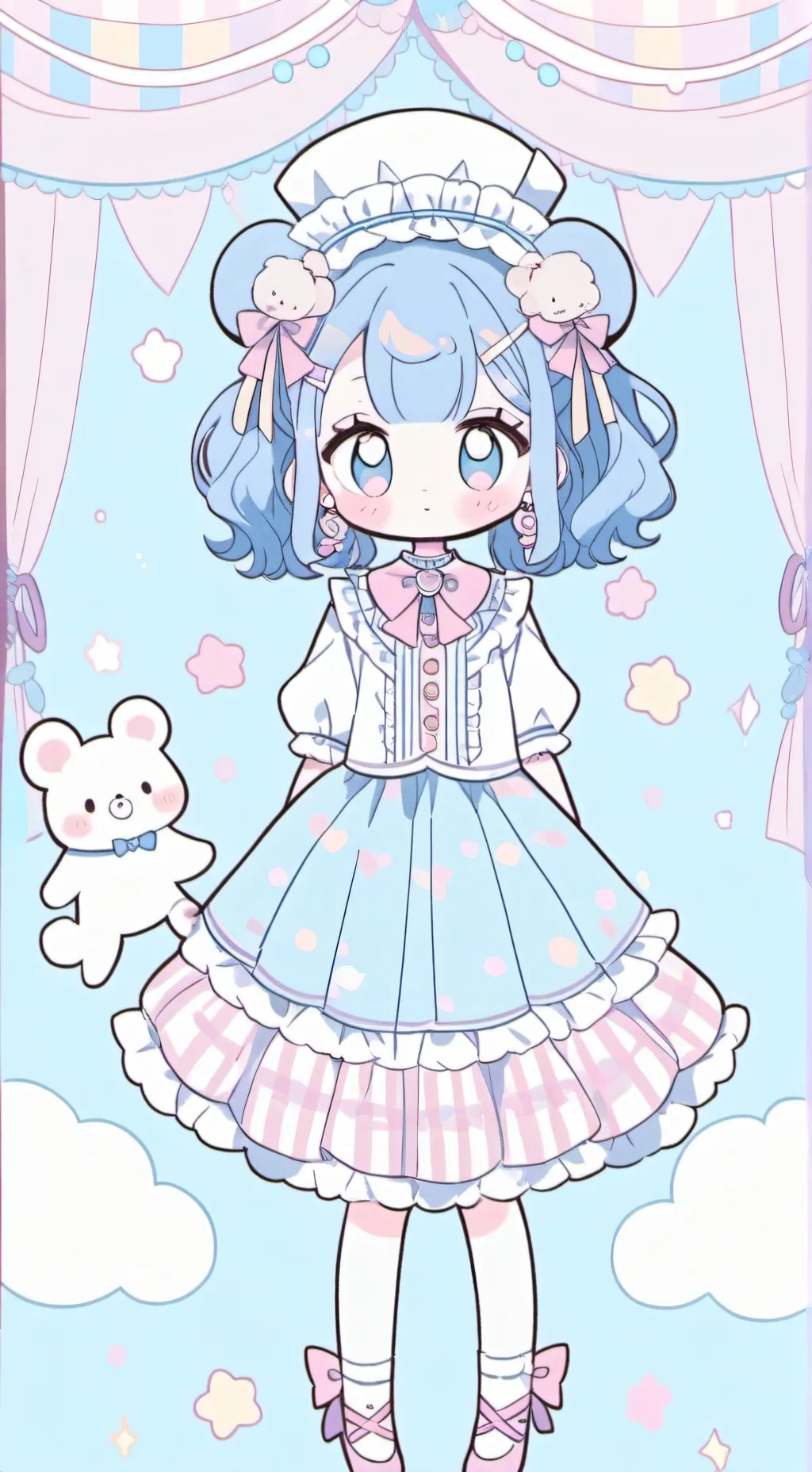 ai character: baby sister background