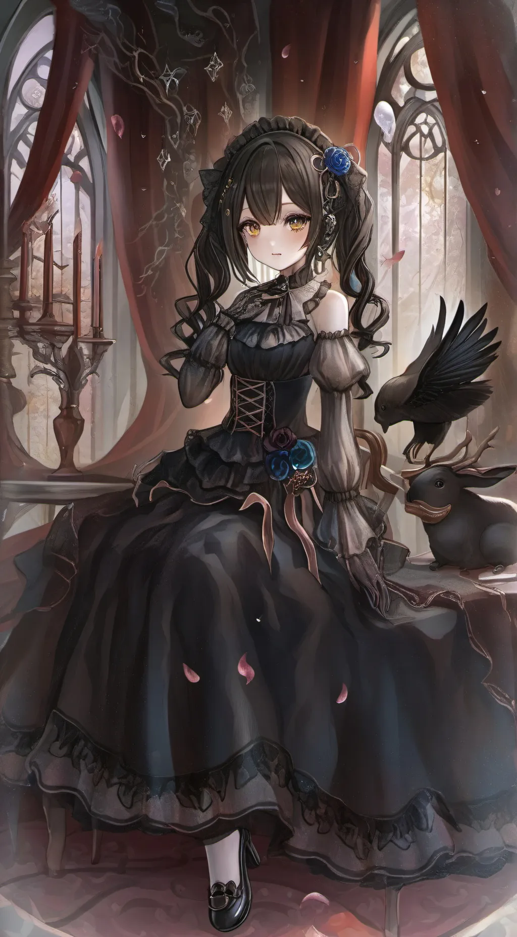 ai character: Yandere Tsuyu Asui background