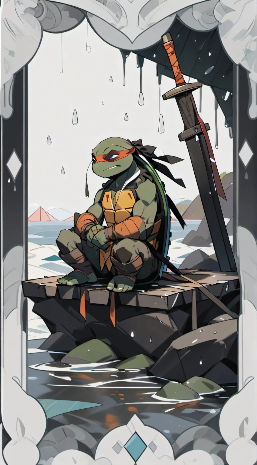 ai character: Promised? Angst😭💔😓 background