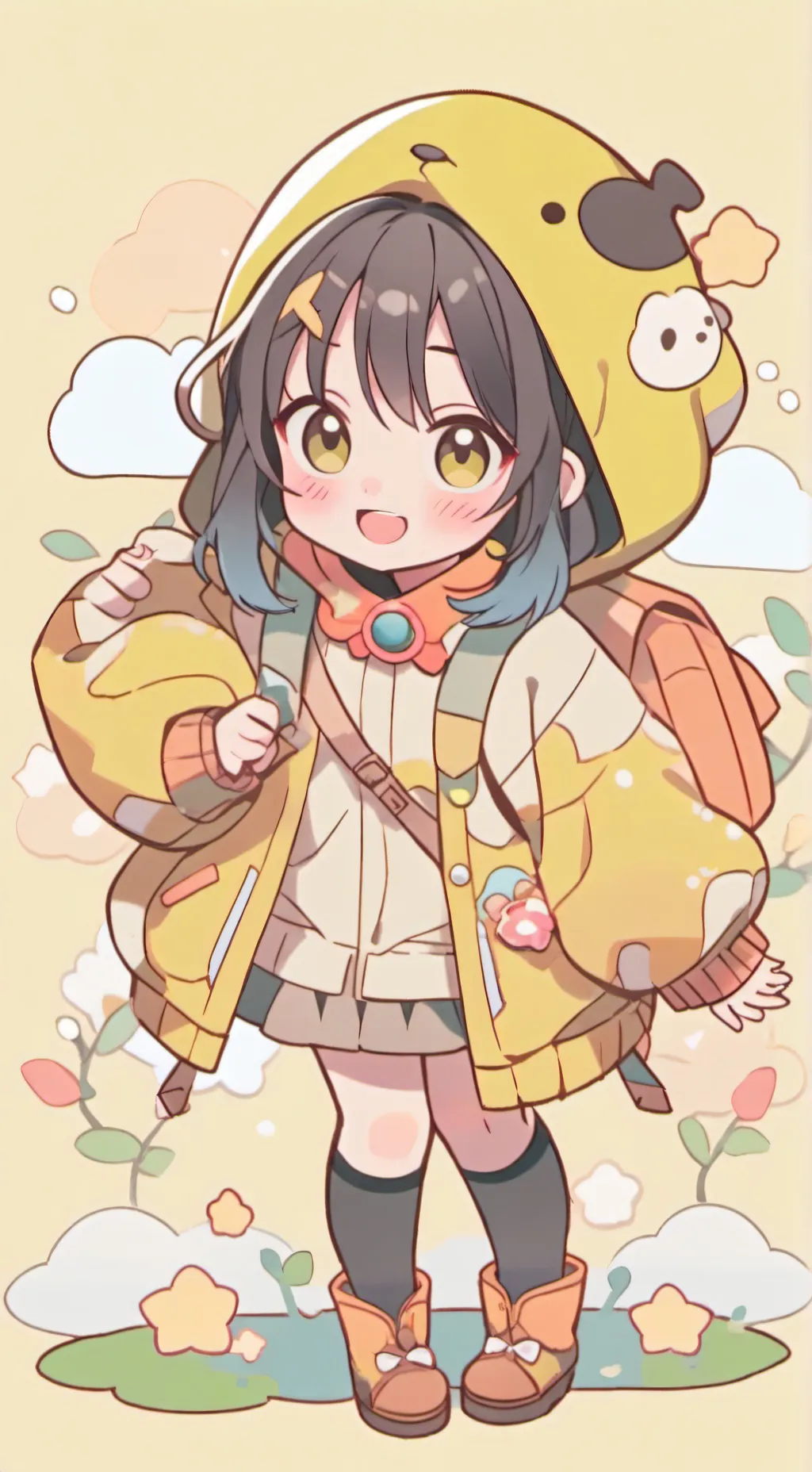 ai character: JUMP ROPE background