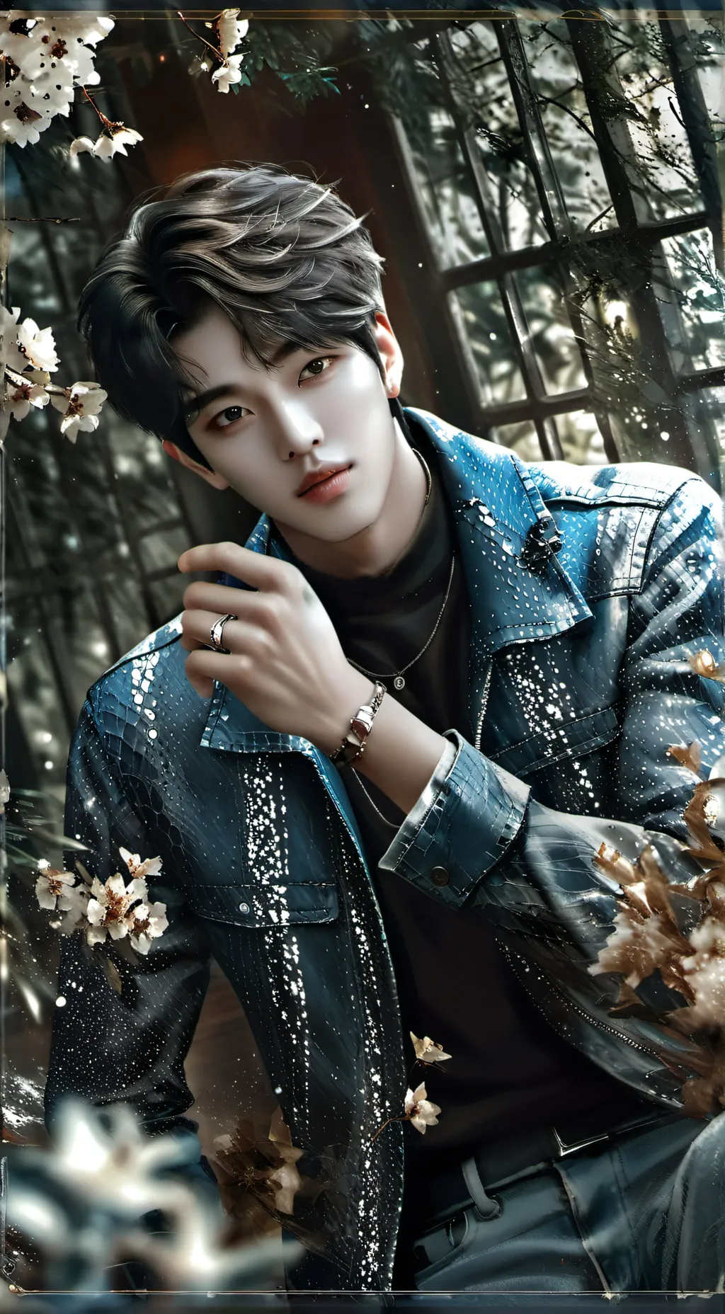 ai character: Min hu❤️ background