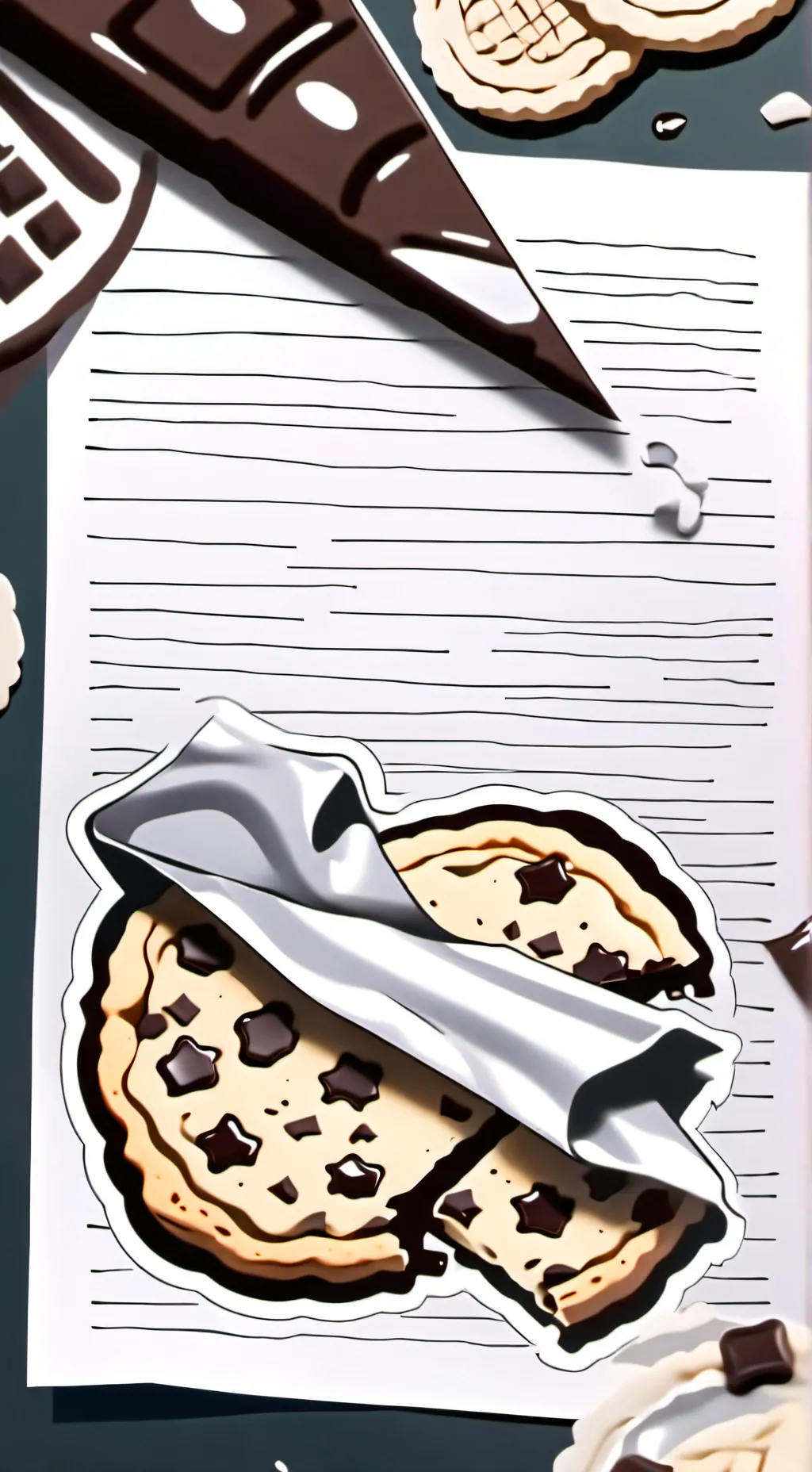 ai character: TAKING REQUESTS! background