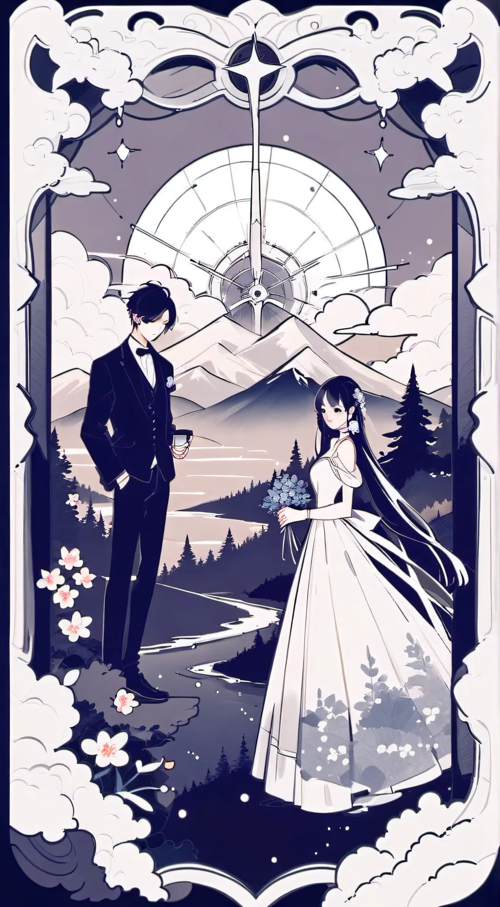 ai character: Zillie & Xander  background