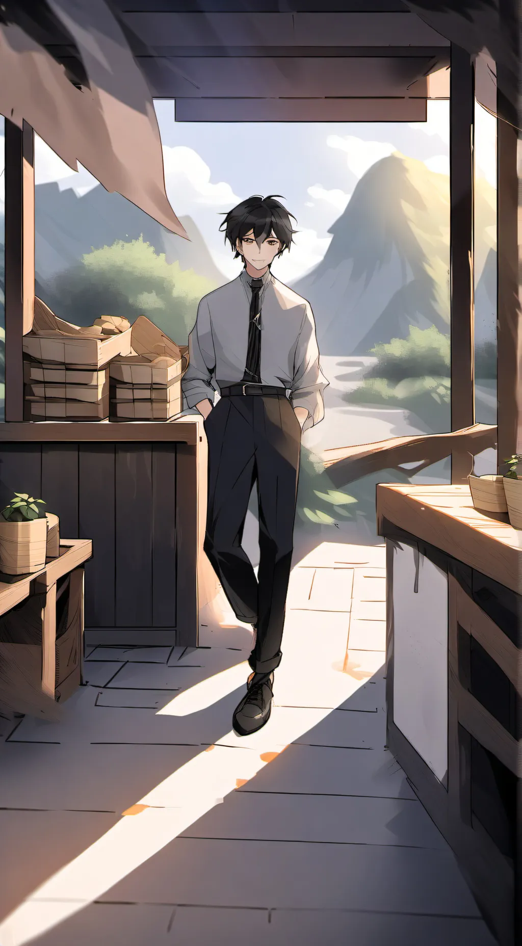 ai character: Кайл background