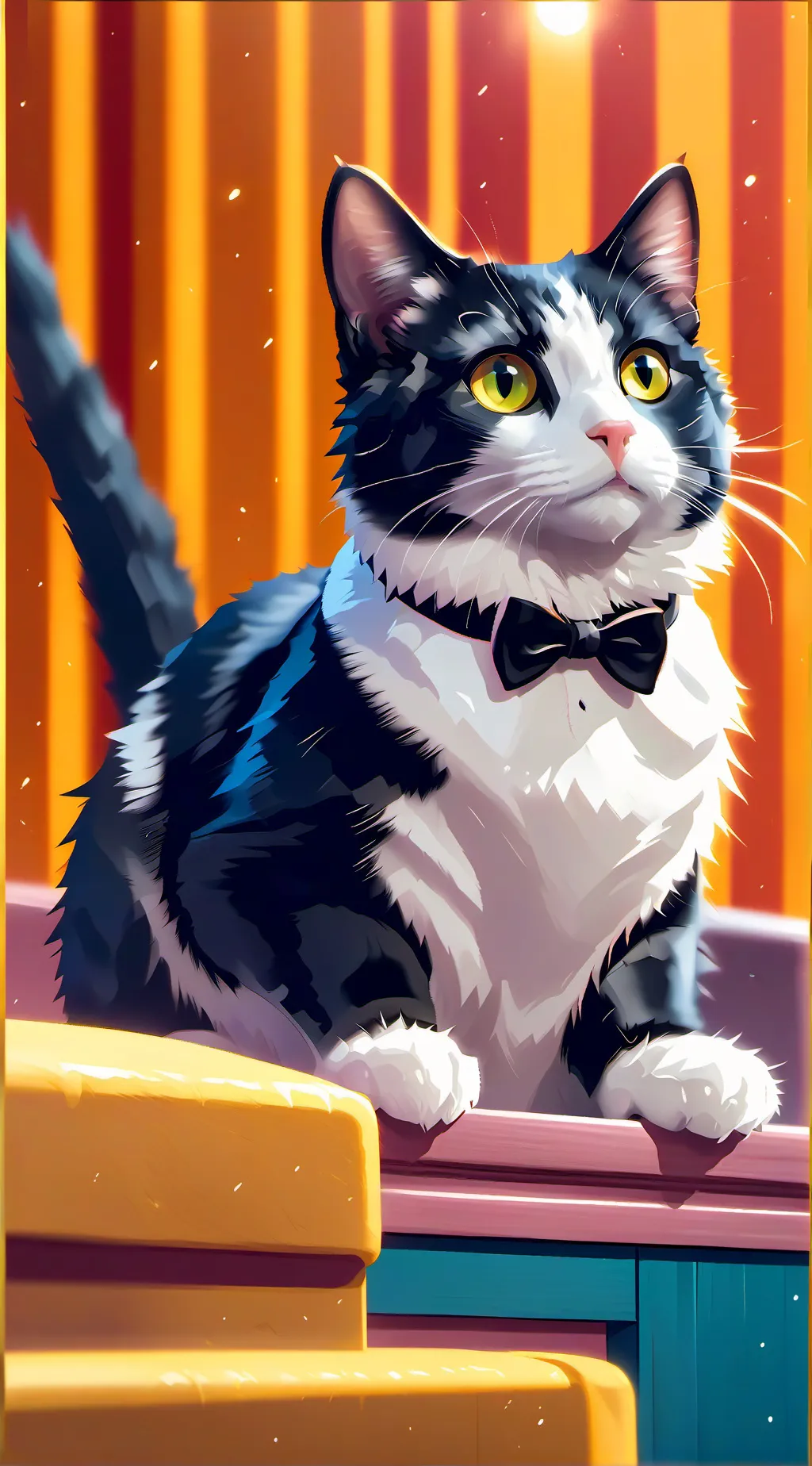 ai character: image background