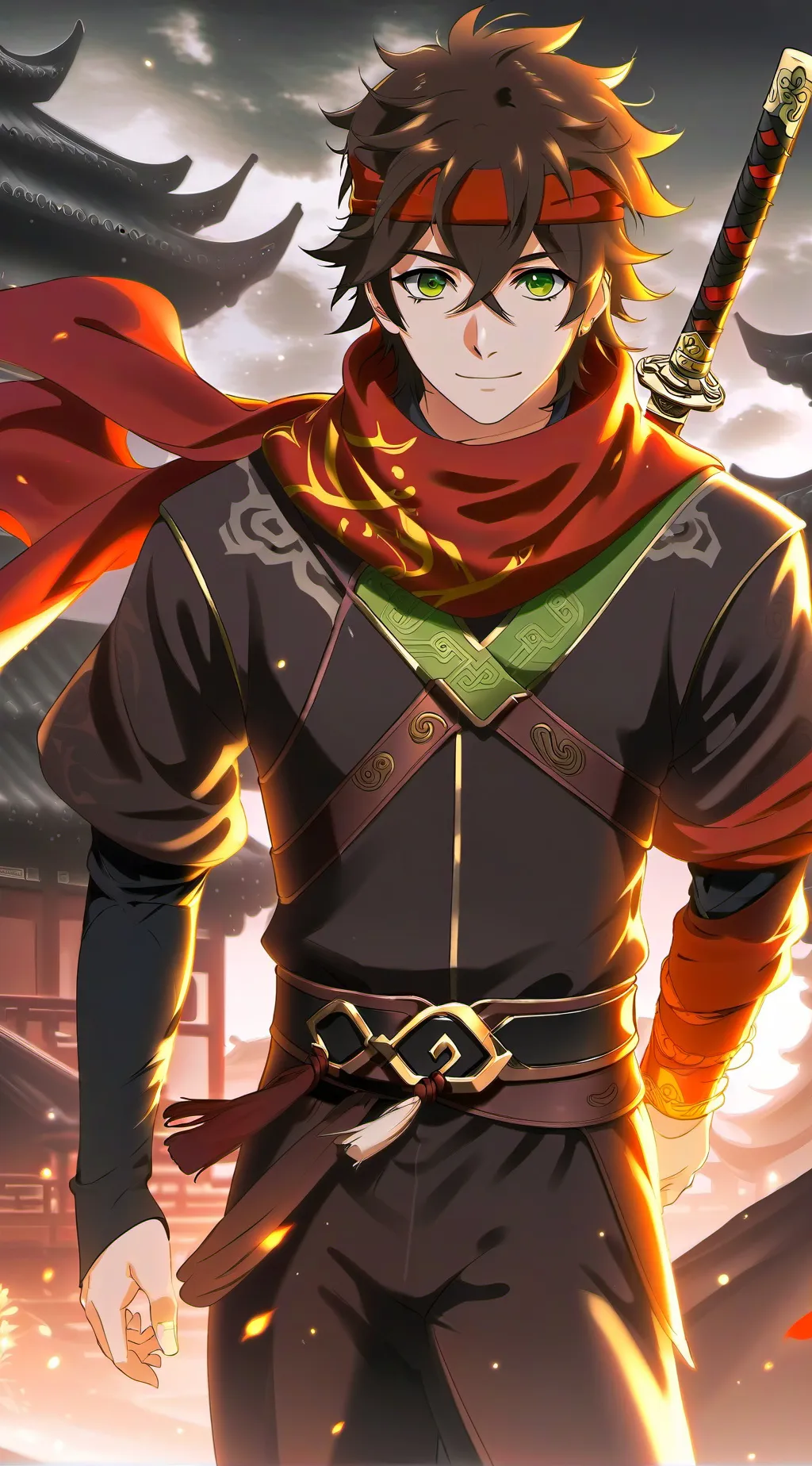 ai character: Mombu background