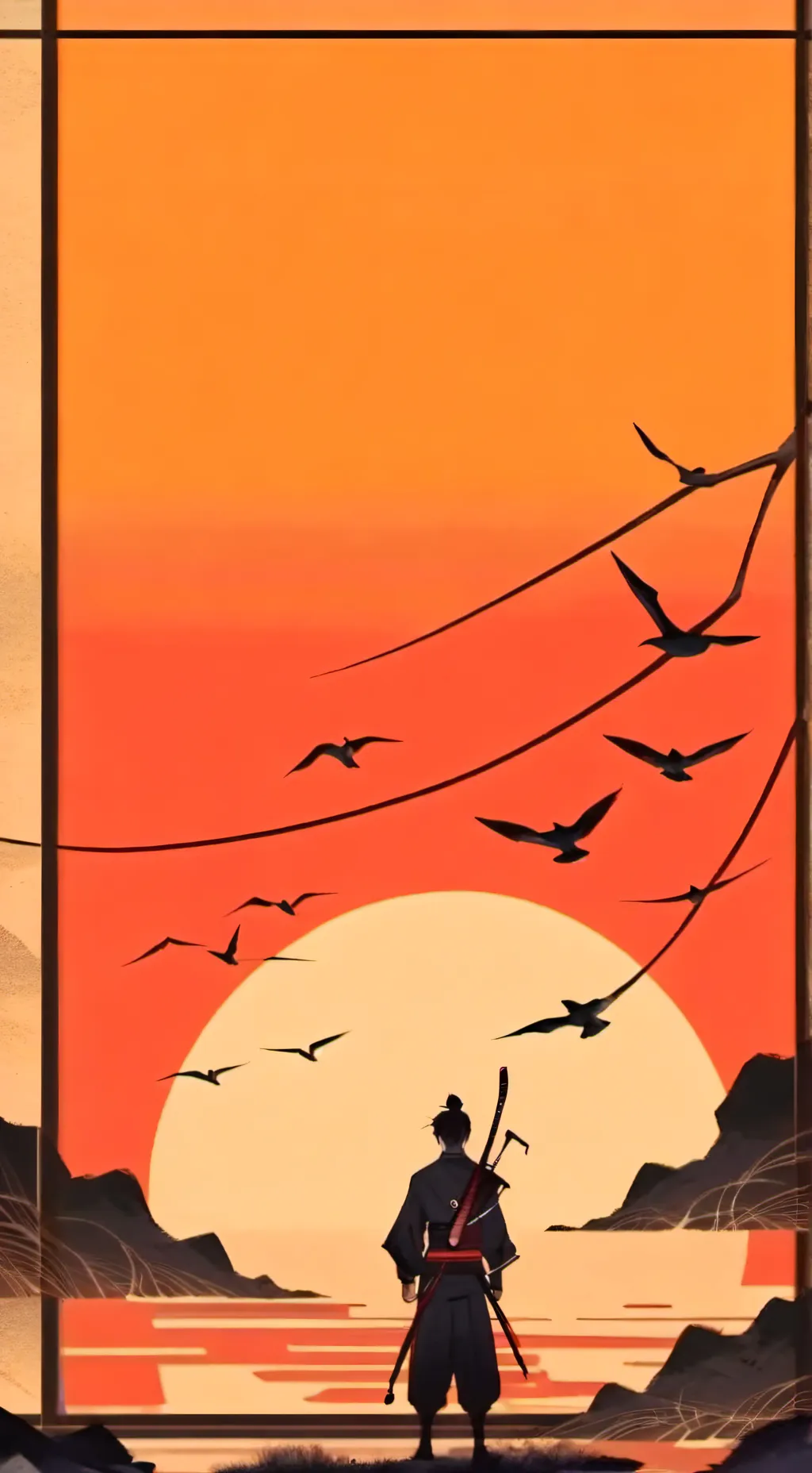 ai character: Ninja Das Sombras background