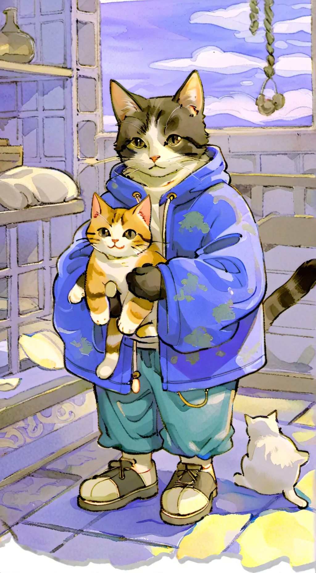 ai character: Kitty￼ the Bro￼ background