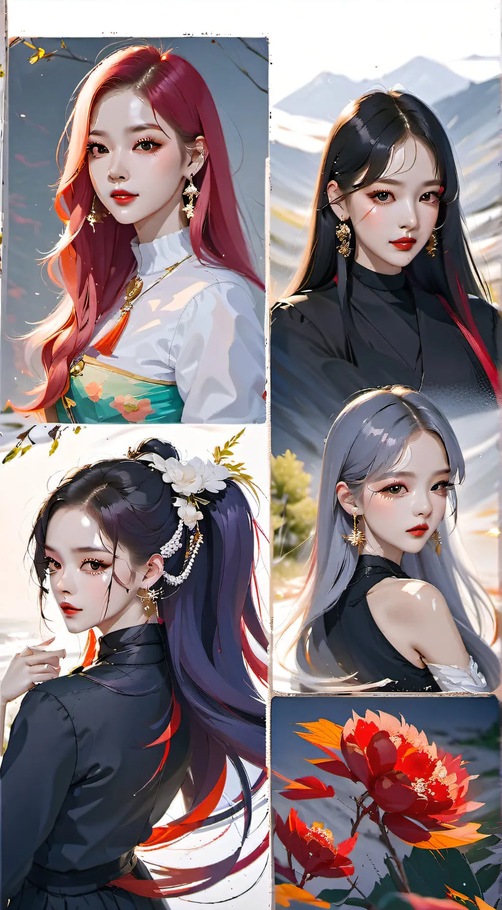 ai character: 🖤BLΛƆKPIИK💗 background