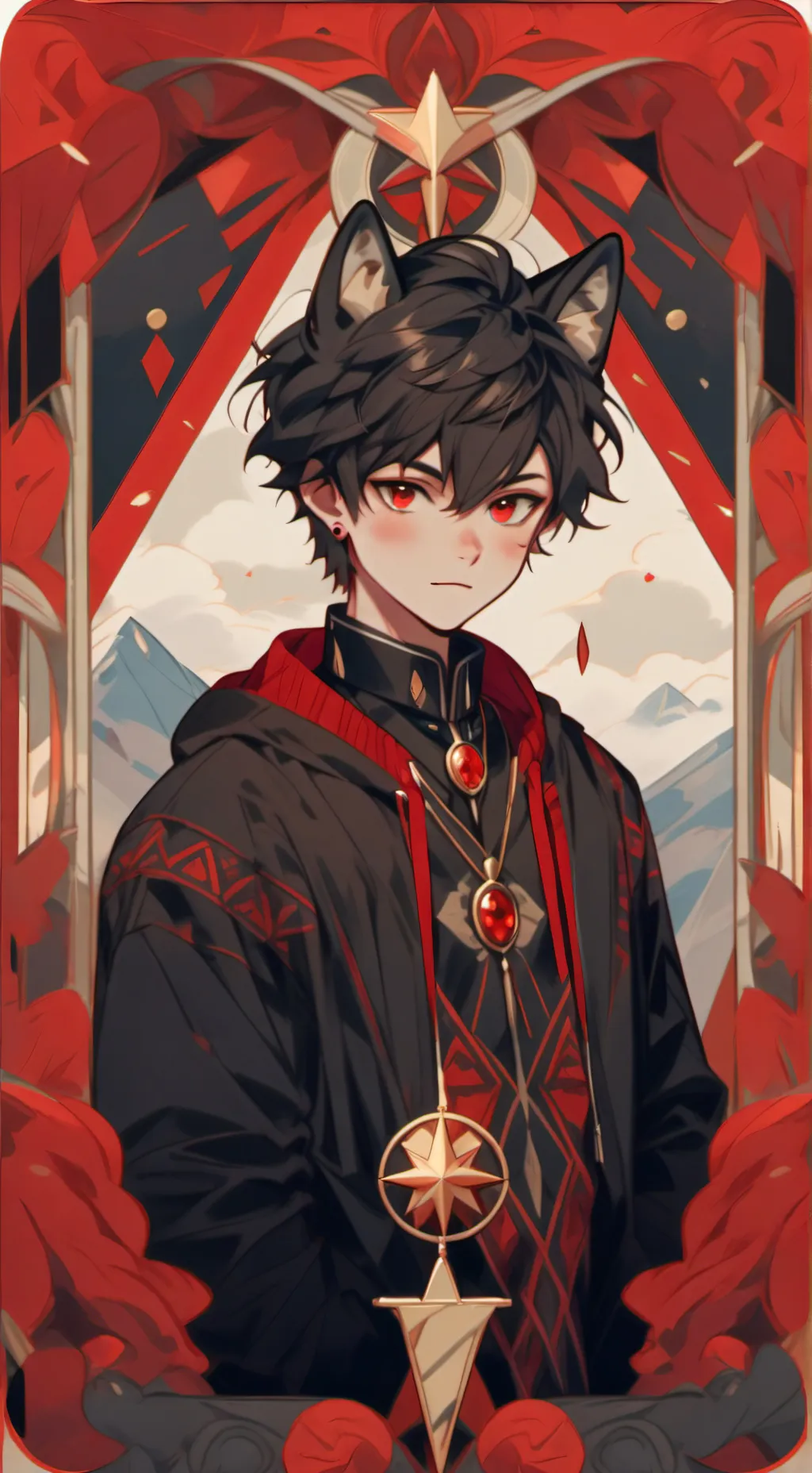 ai character: Kurai background