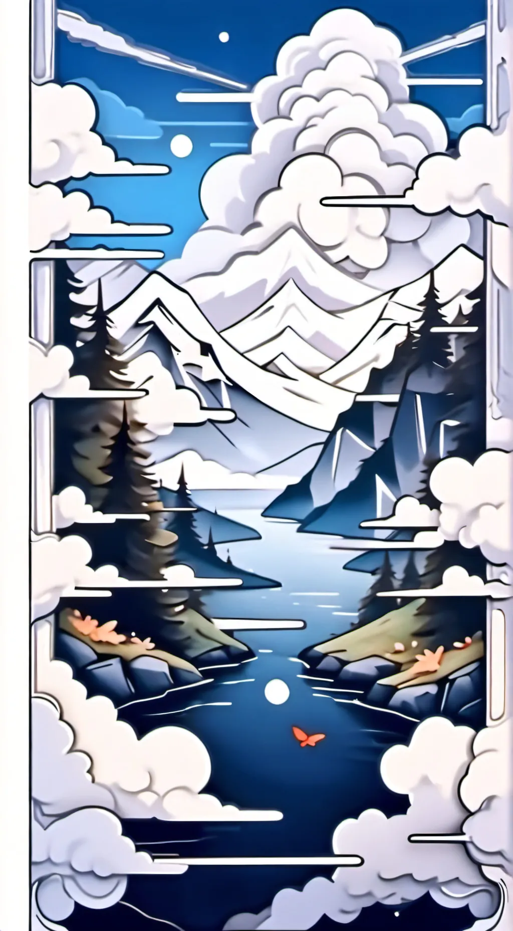 ai character: DW old toon background