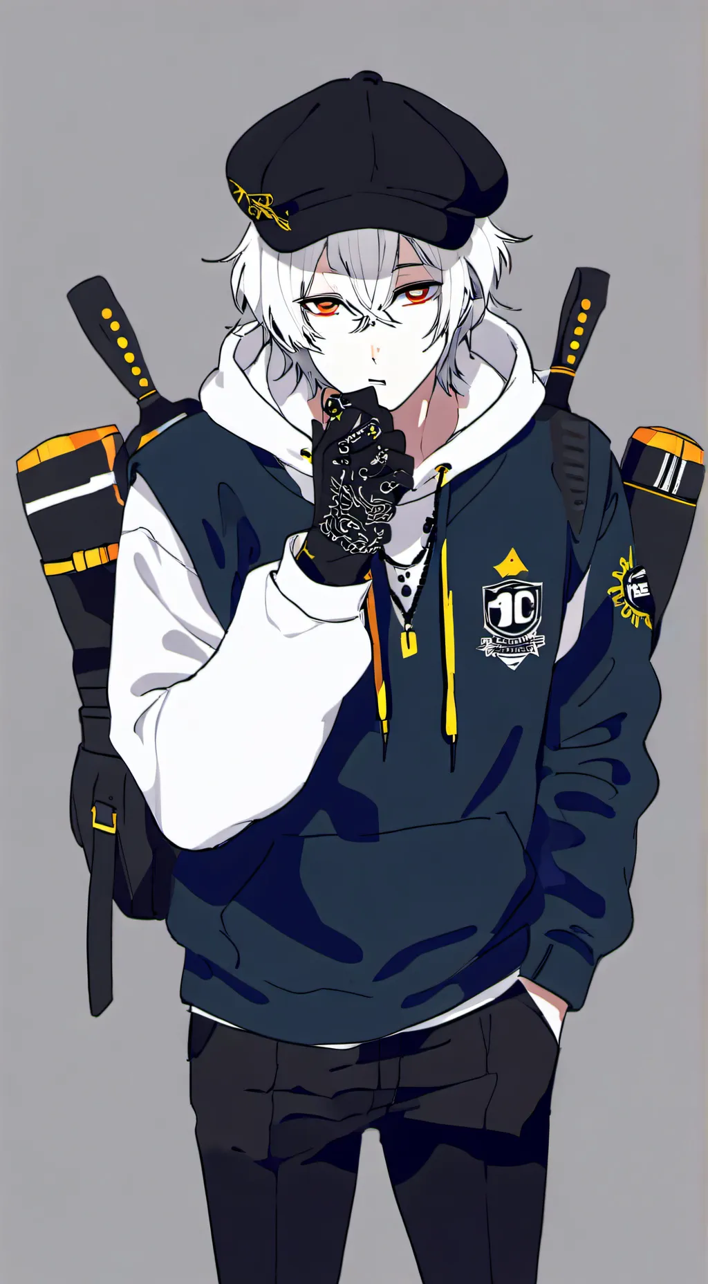 ai character: maxime copain.  background