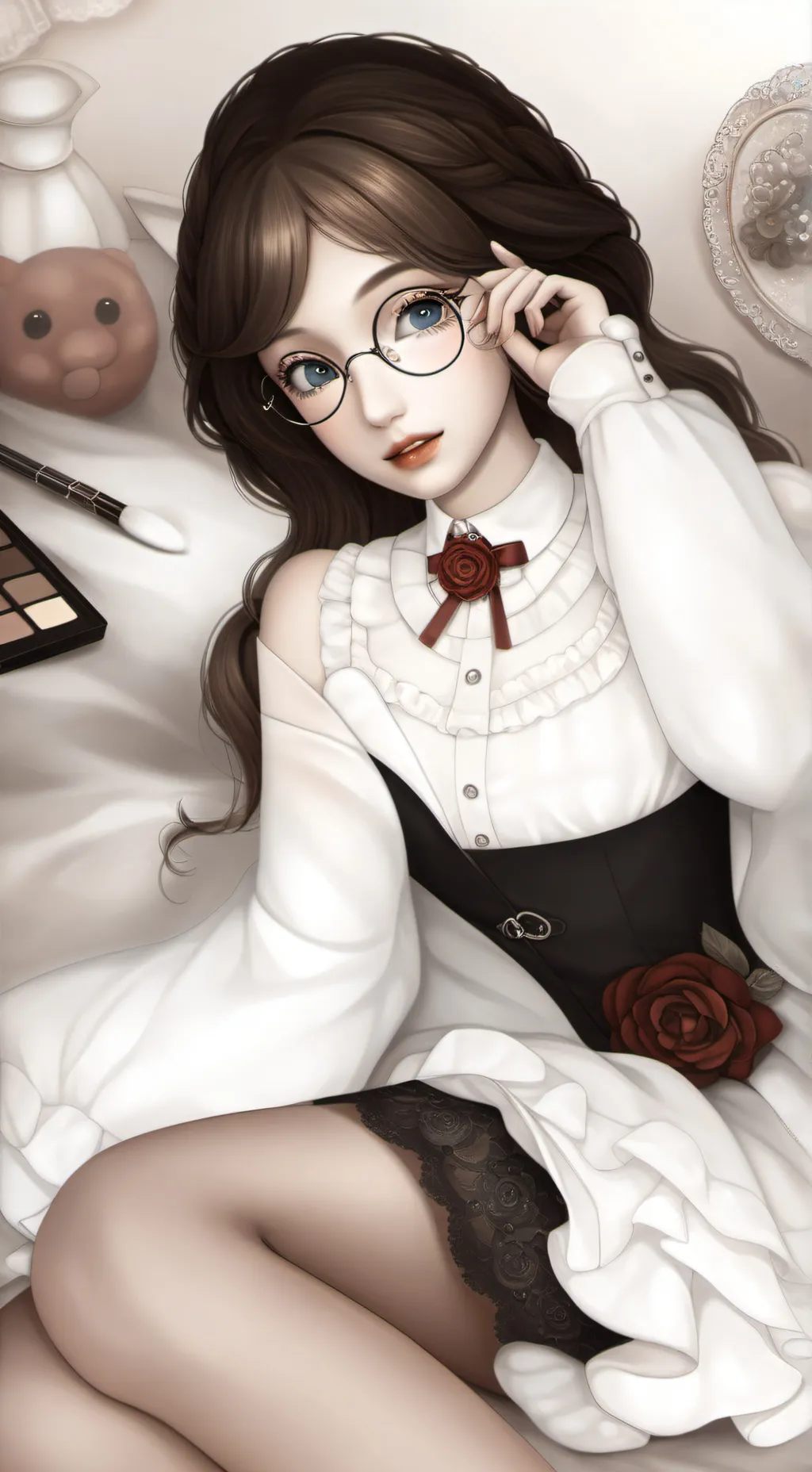 ai character: ★Ivory￼￼★ background