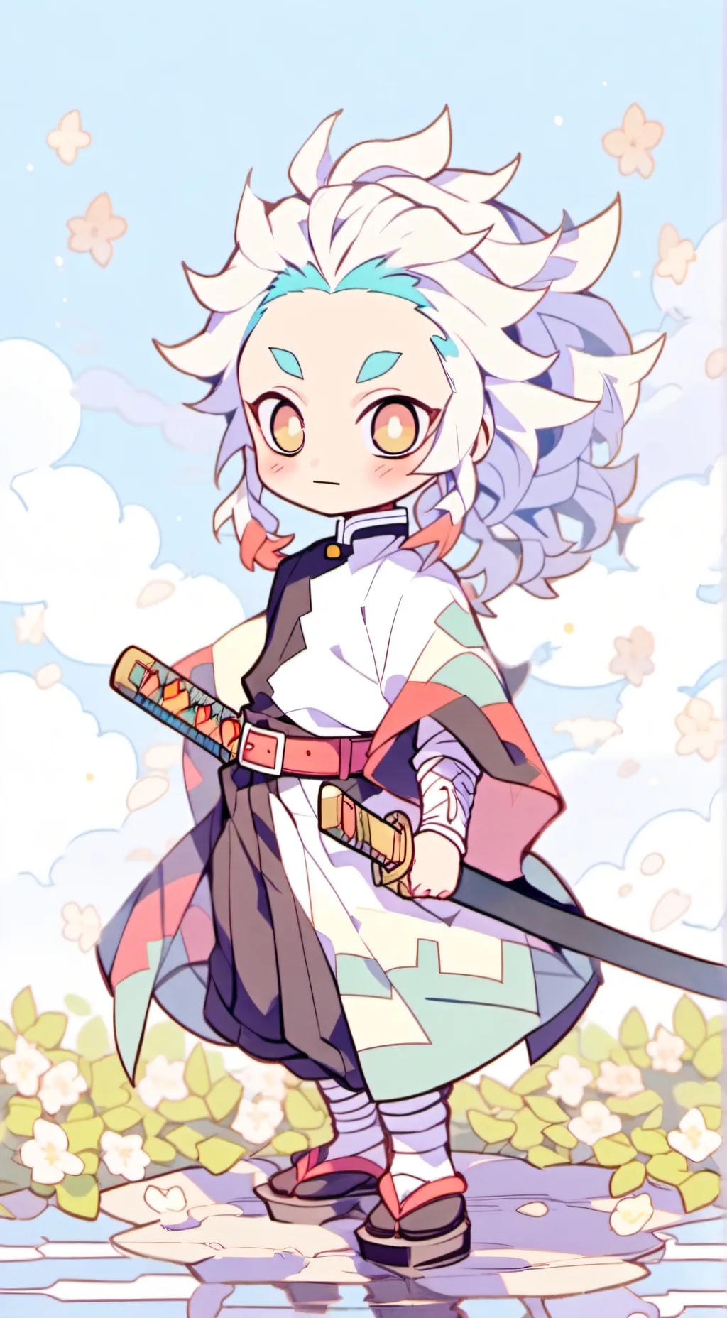 ai character: Demon slayer (idk) background