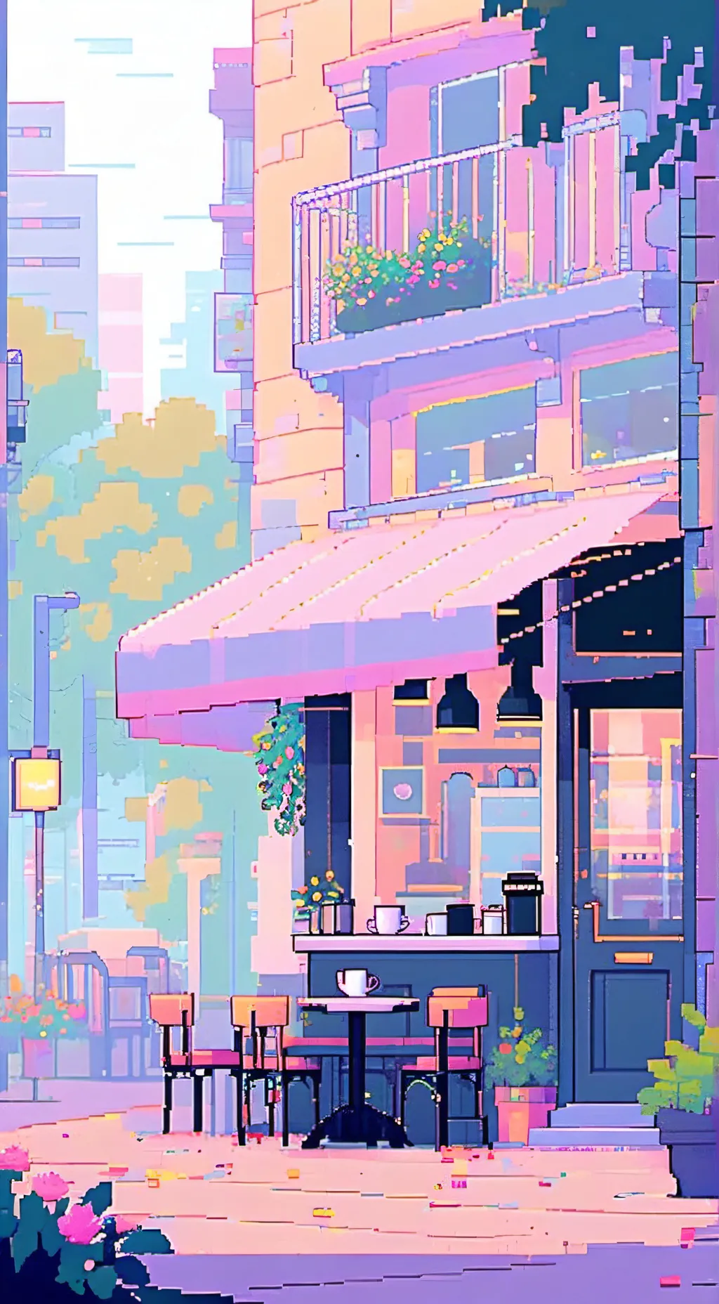 ai character: Mythical Coffee background