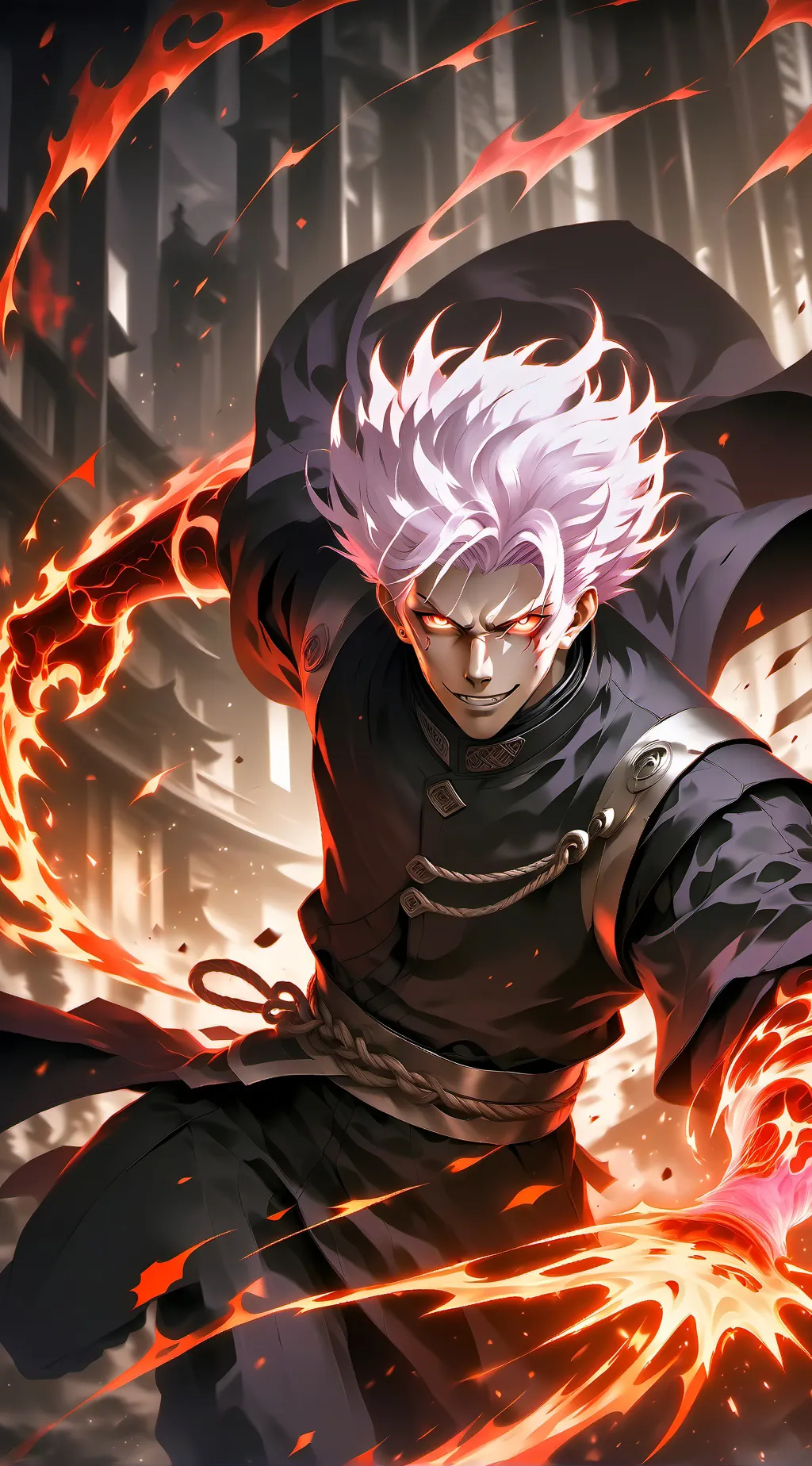 ai character: Satoru Gojo background