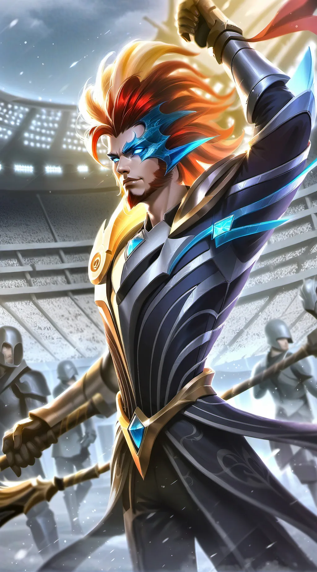 ai character: kitten sick background