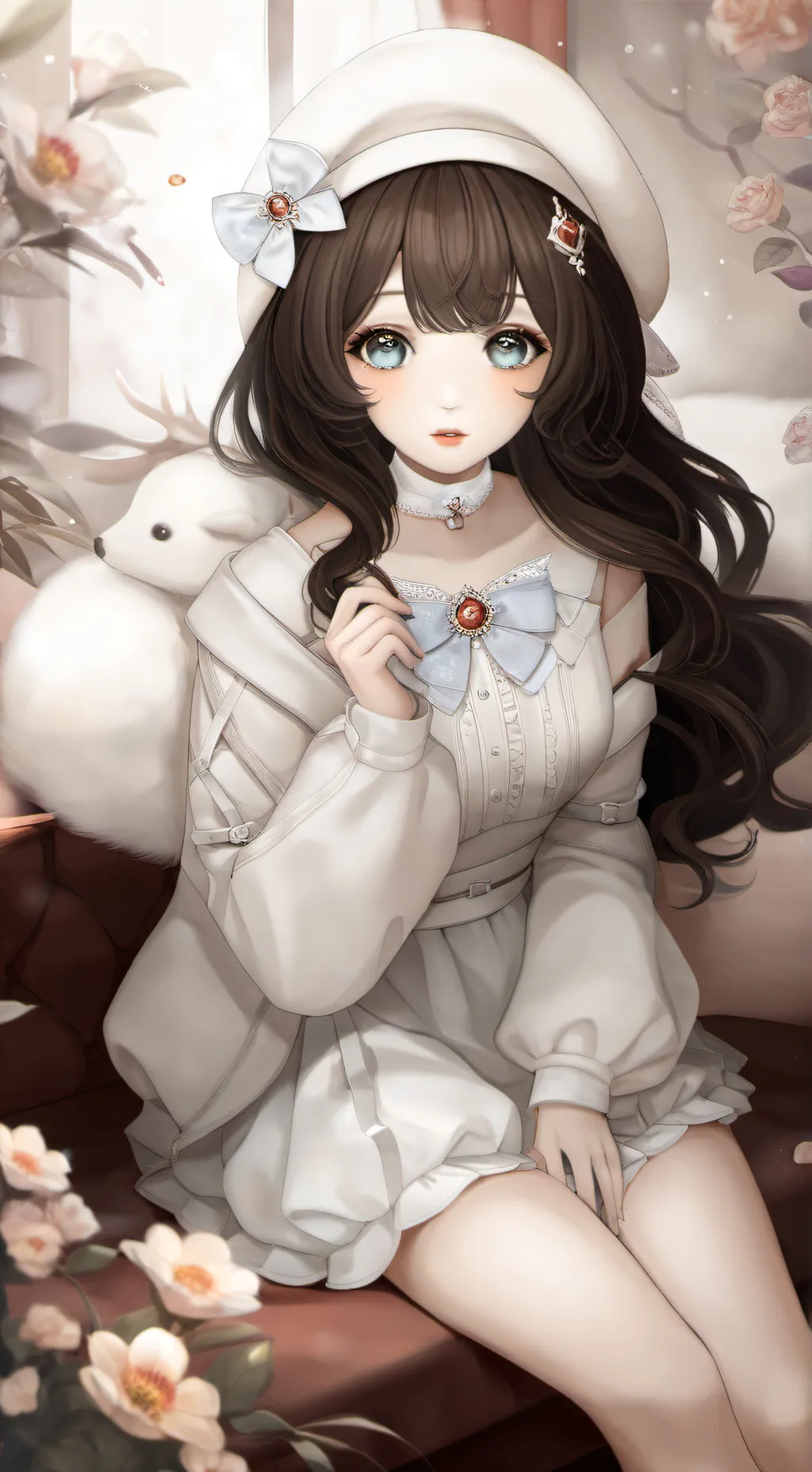 ai character: ♤♧Mina♧♡ background