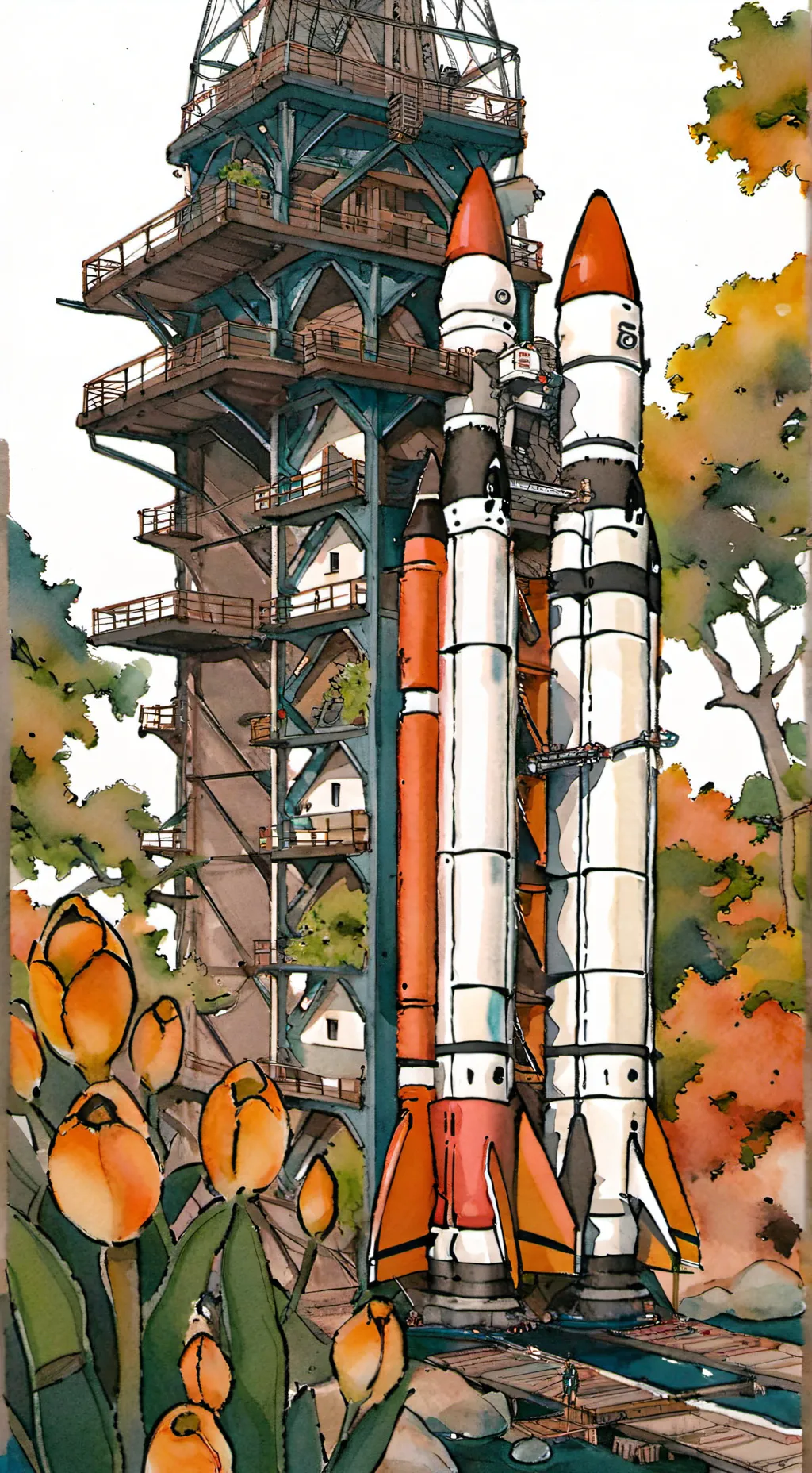 ai character: jjk rocket background