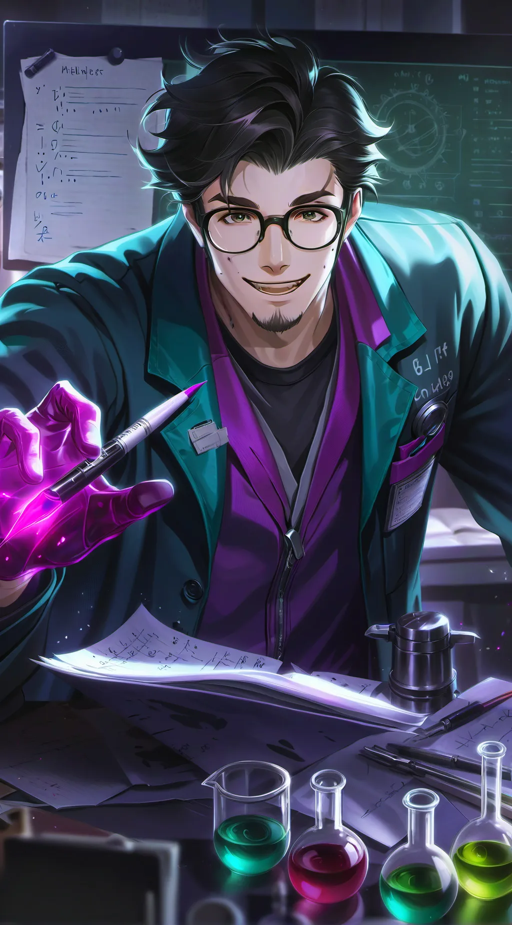 ai character: Eccentric Sidekick background