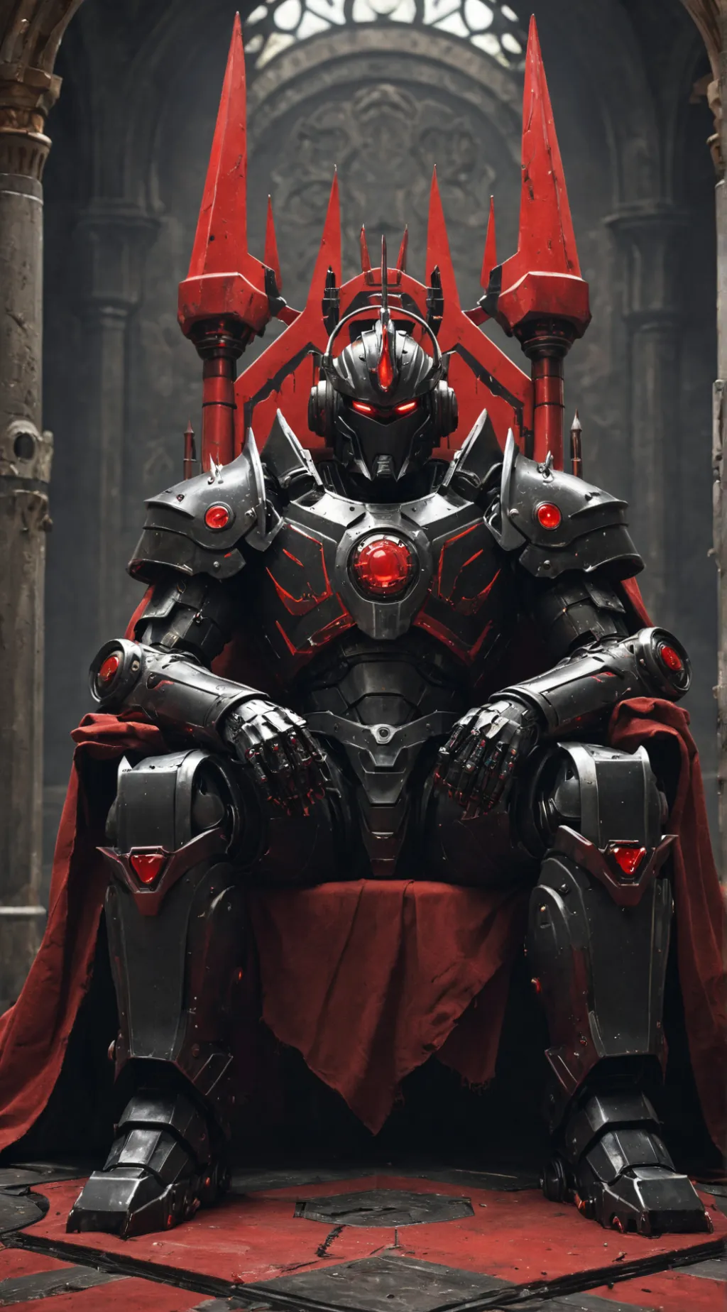 ai character: The shadow king￼ background