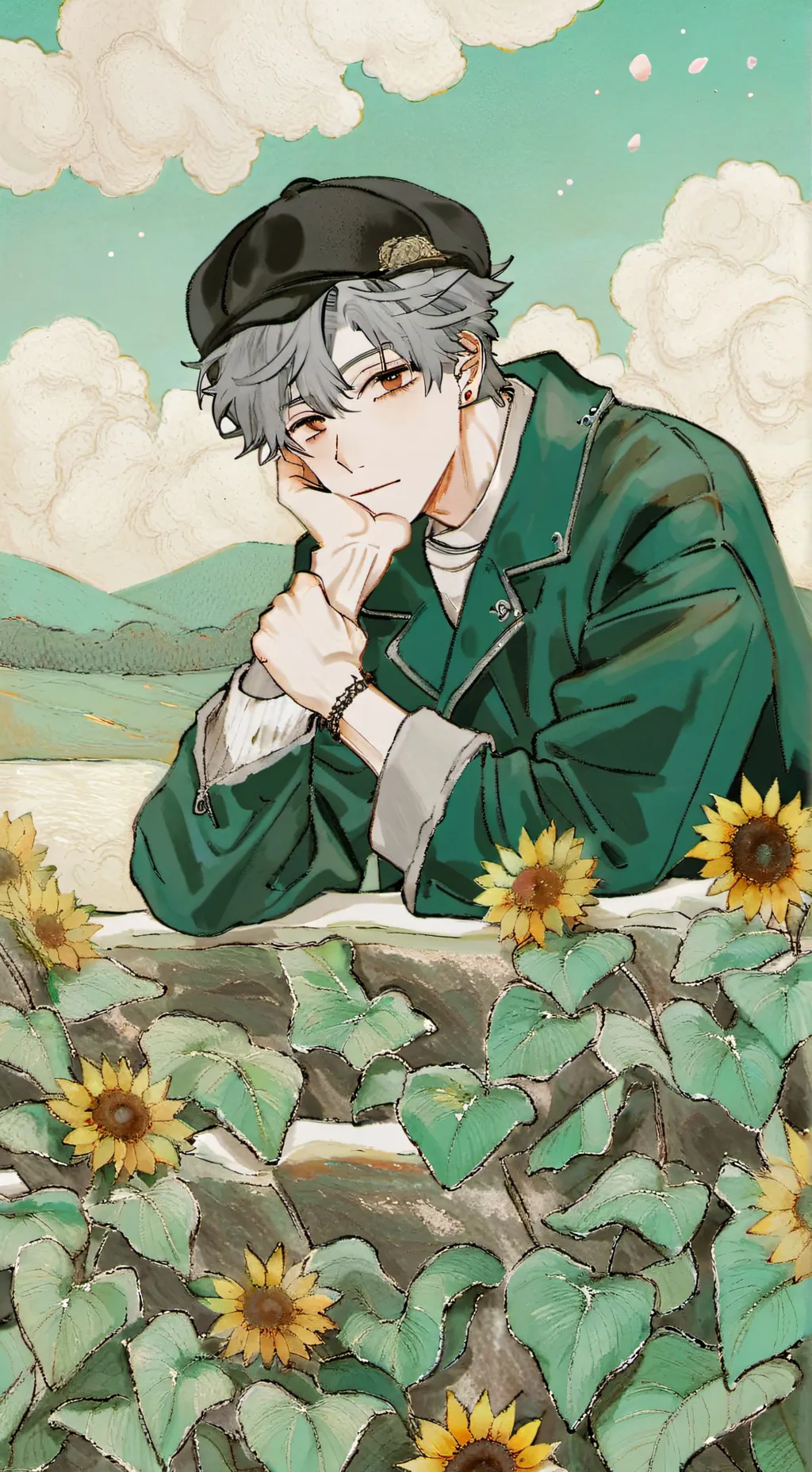 ai character: Marcos hot😏 background