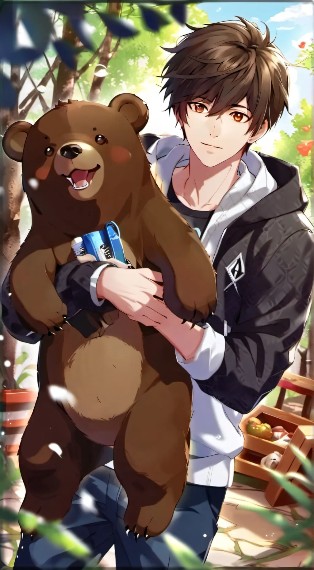 ai character: David  background