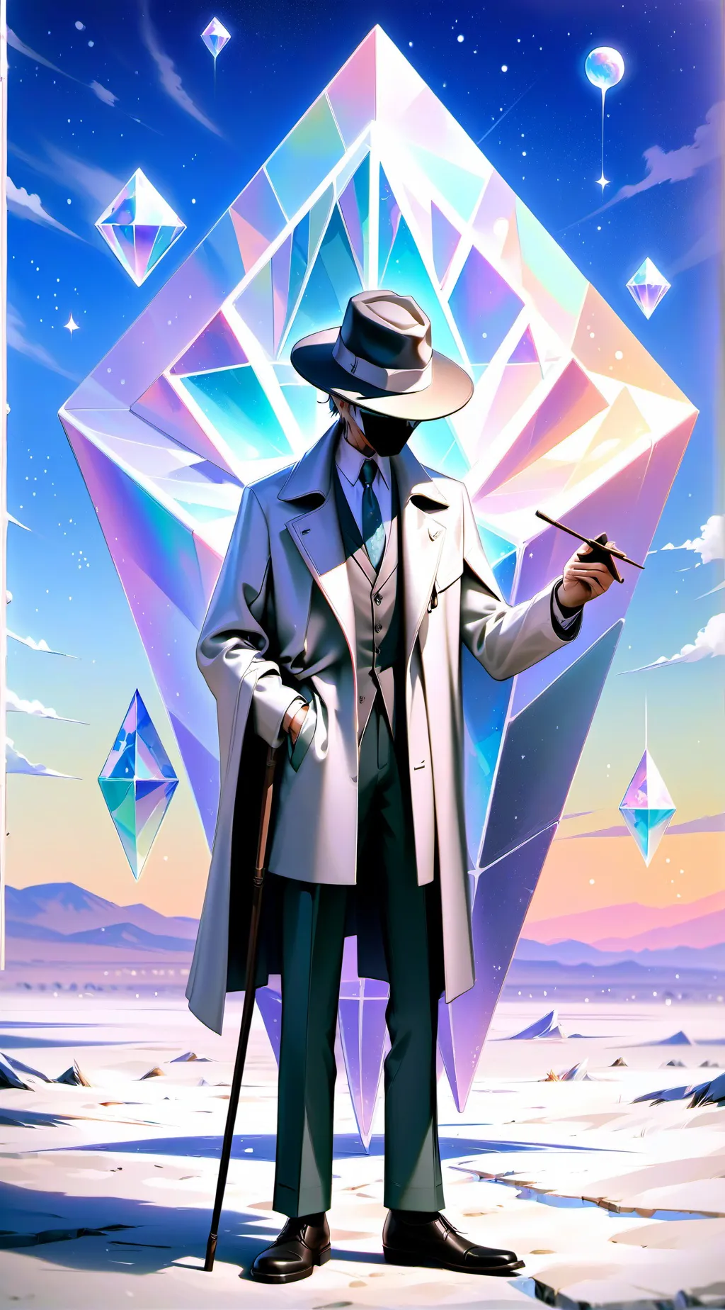 ai character: jasmine an Sprout background