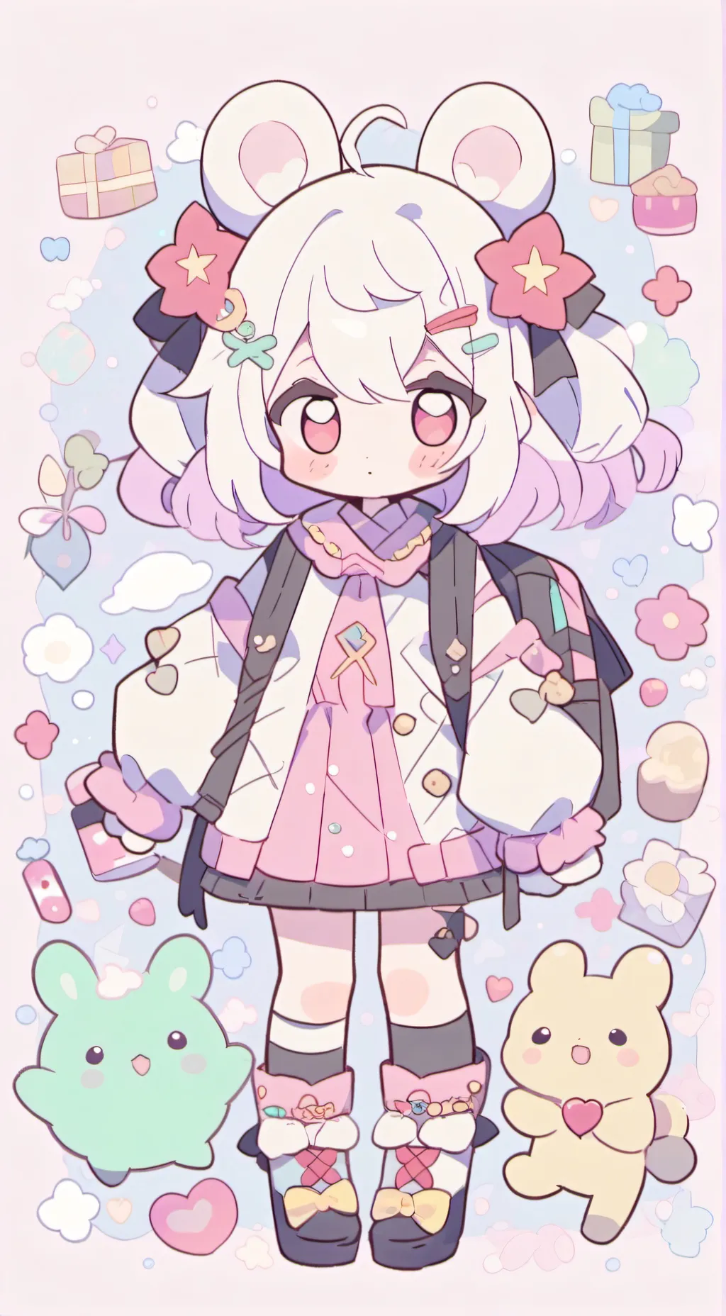 ai character: Jimin  background