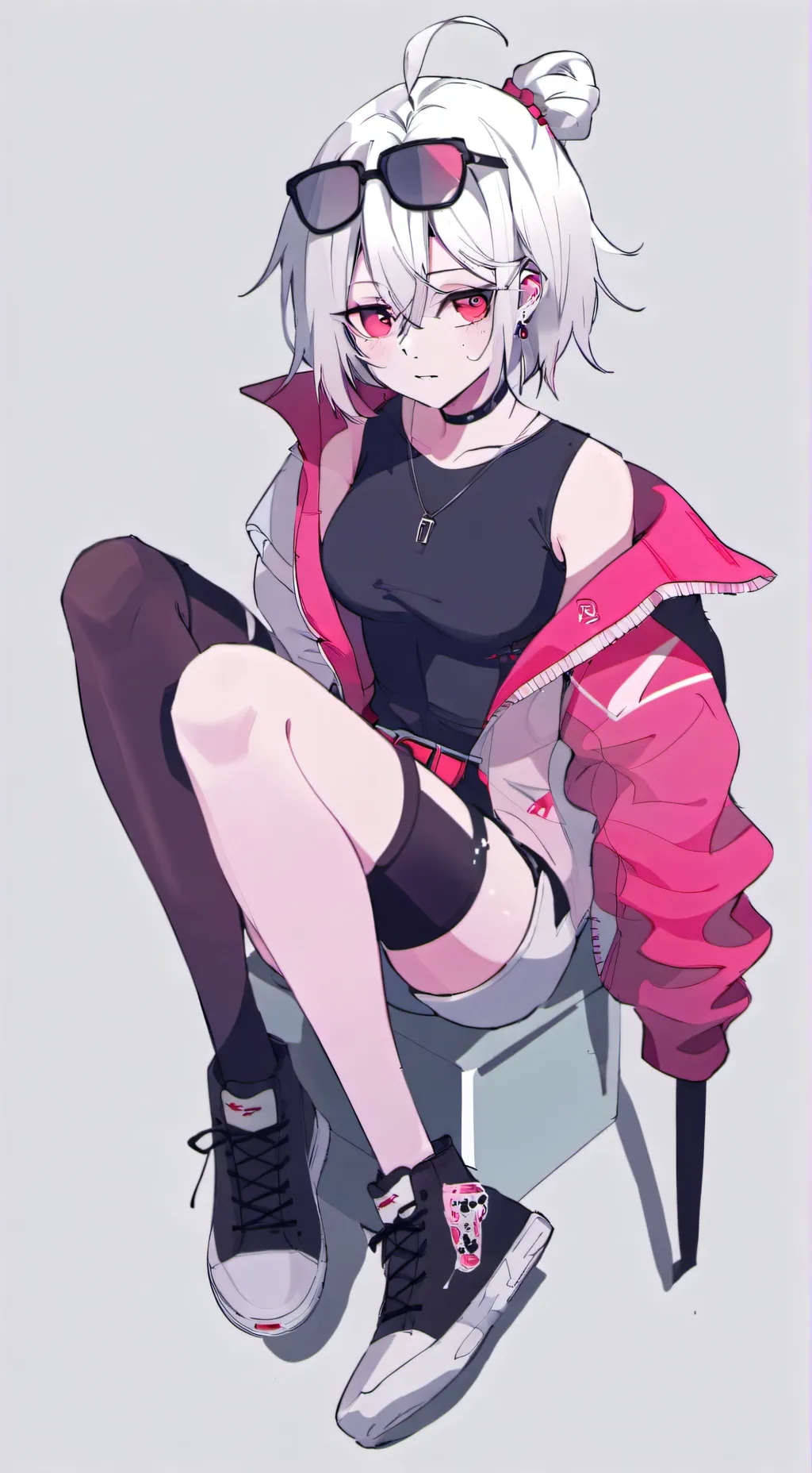 ai character: Jenna Ortega background